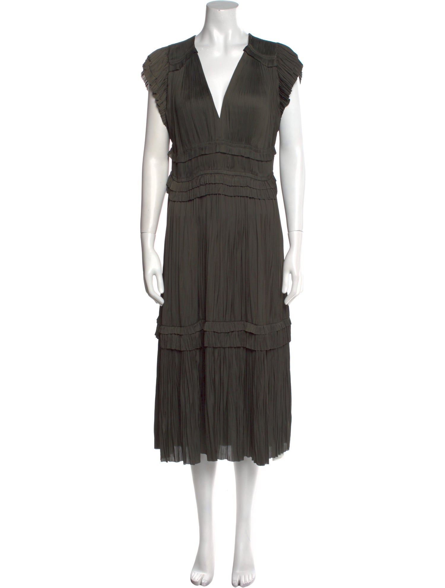 Ulla Johnson V-Neck Long Dress
