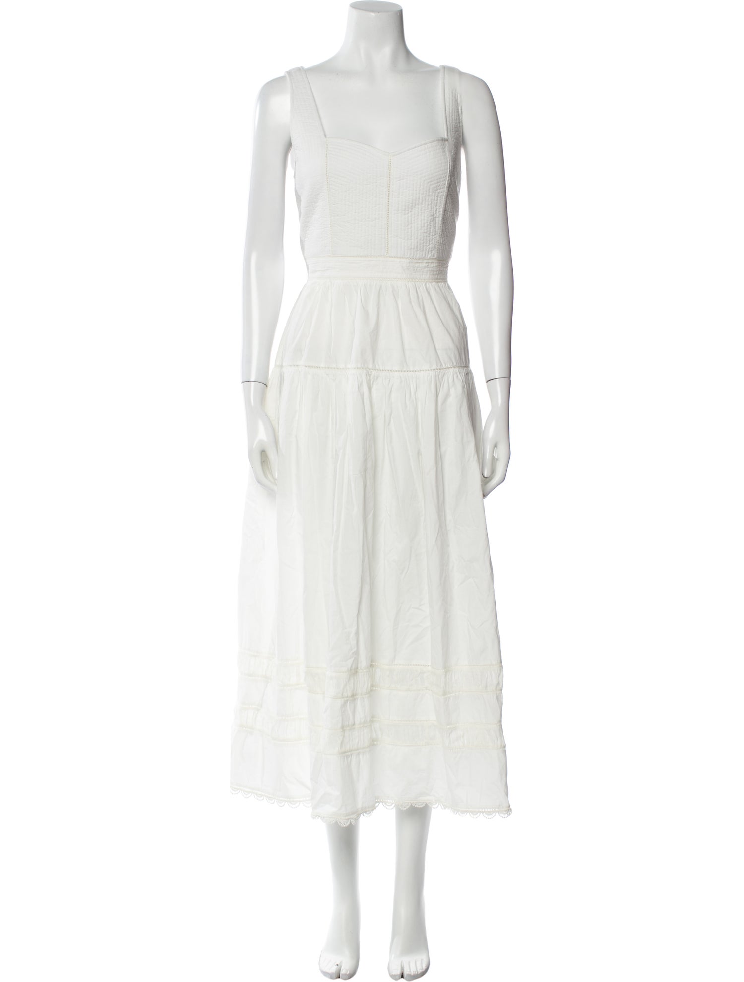 Ulla Johnson Square Neckline Long Dress