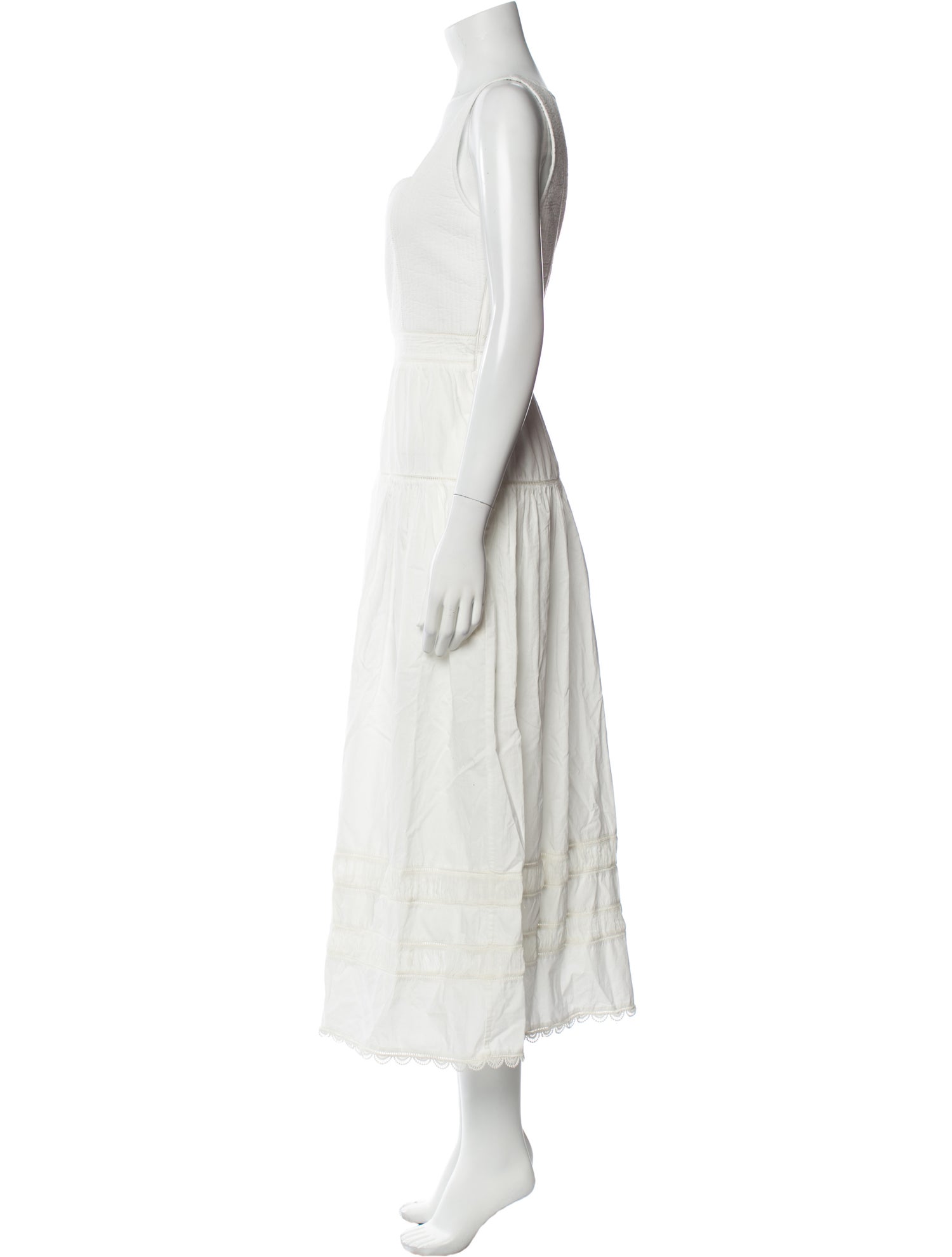 Ulla Johnson Square Neckline Long Dress