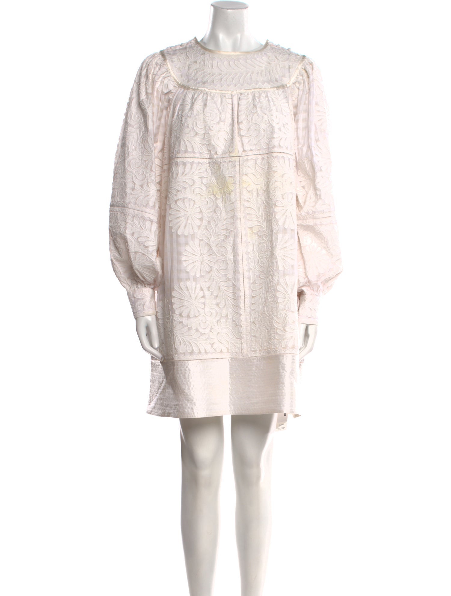 Ulla Johnson Crew Neck Mini Dress