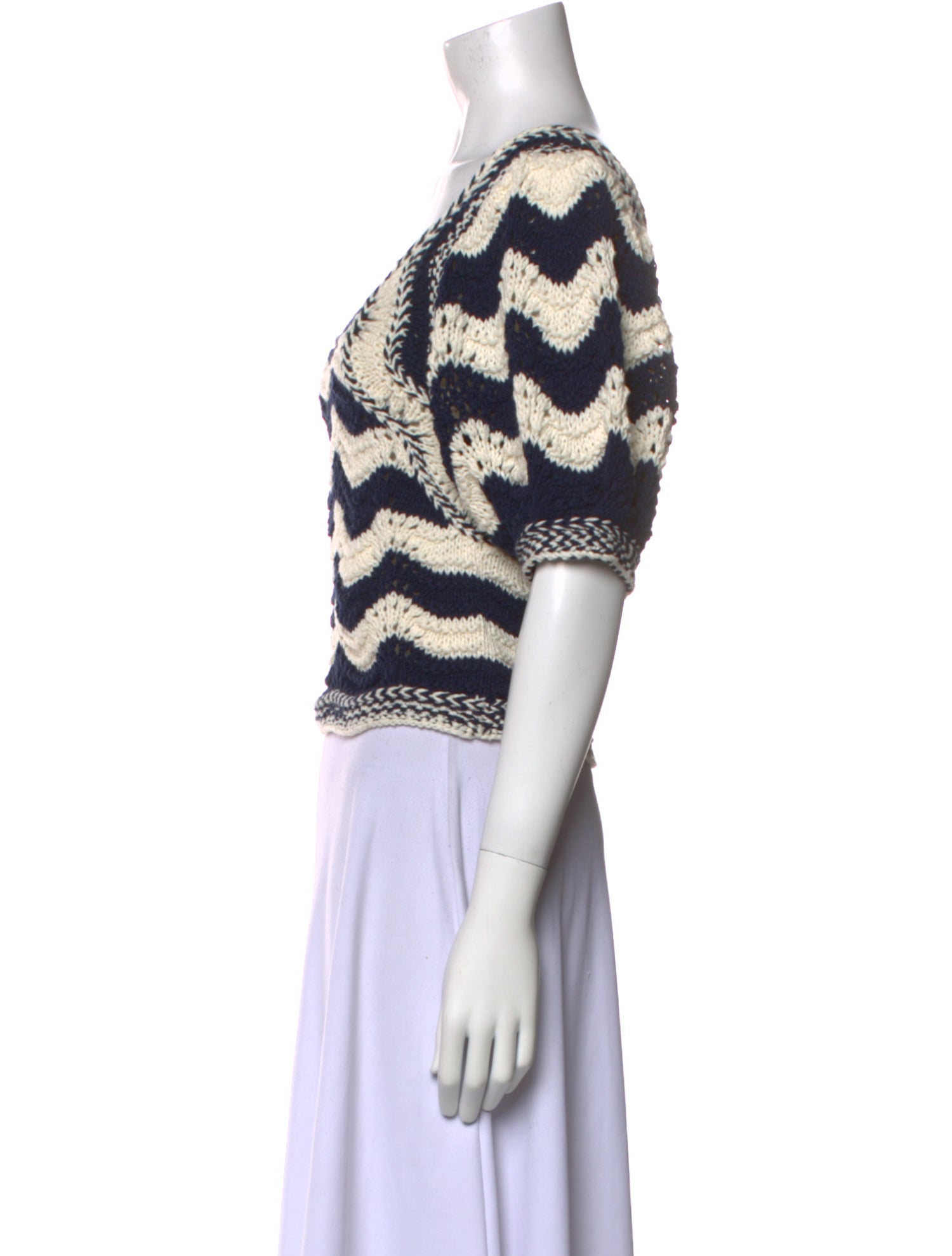 Ulla Johnson Printed Square Neckline Crop Top