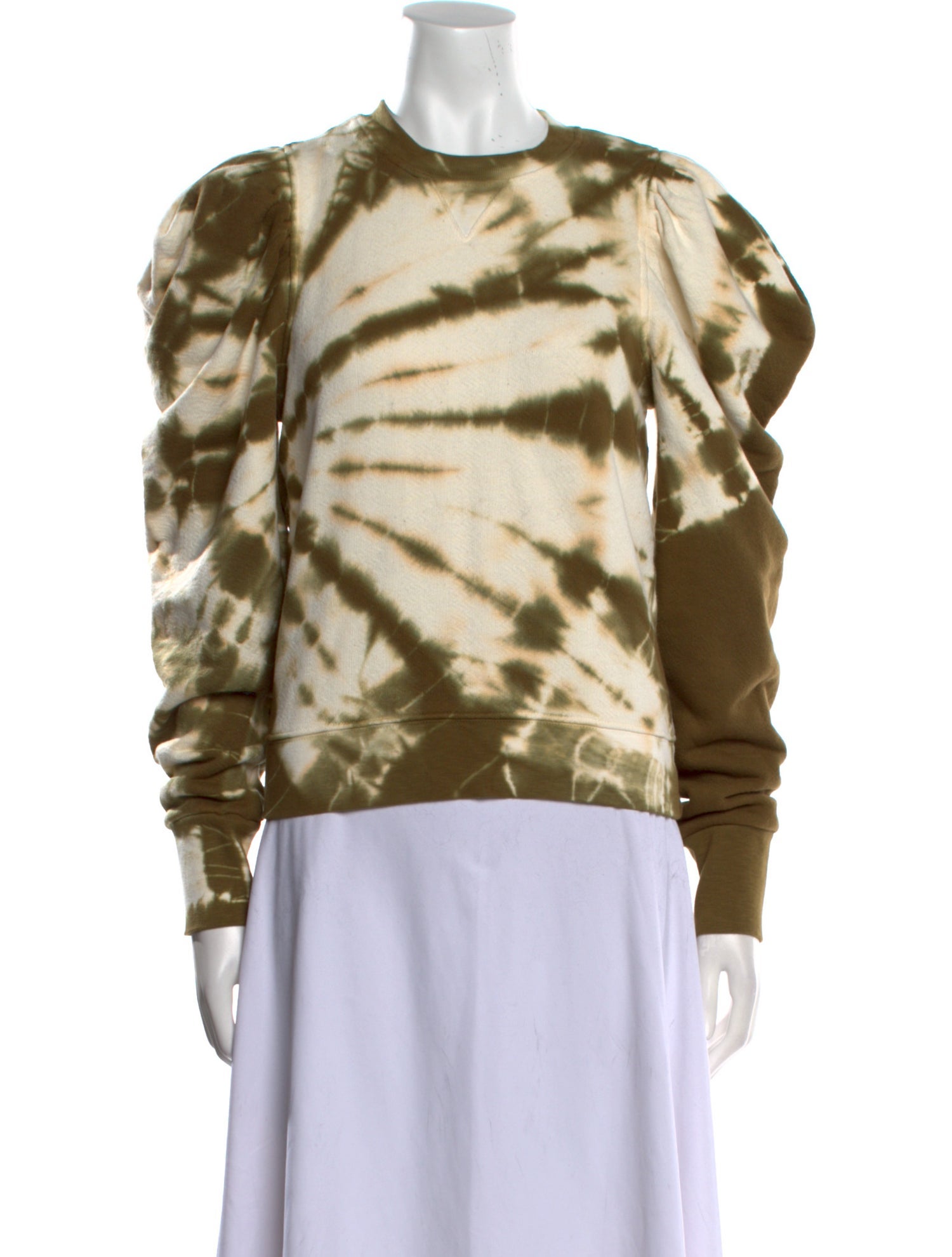 Ulla Johnson Tie-Dye Print Crew Neck Sweatshirt w/ Tags
