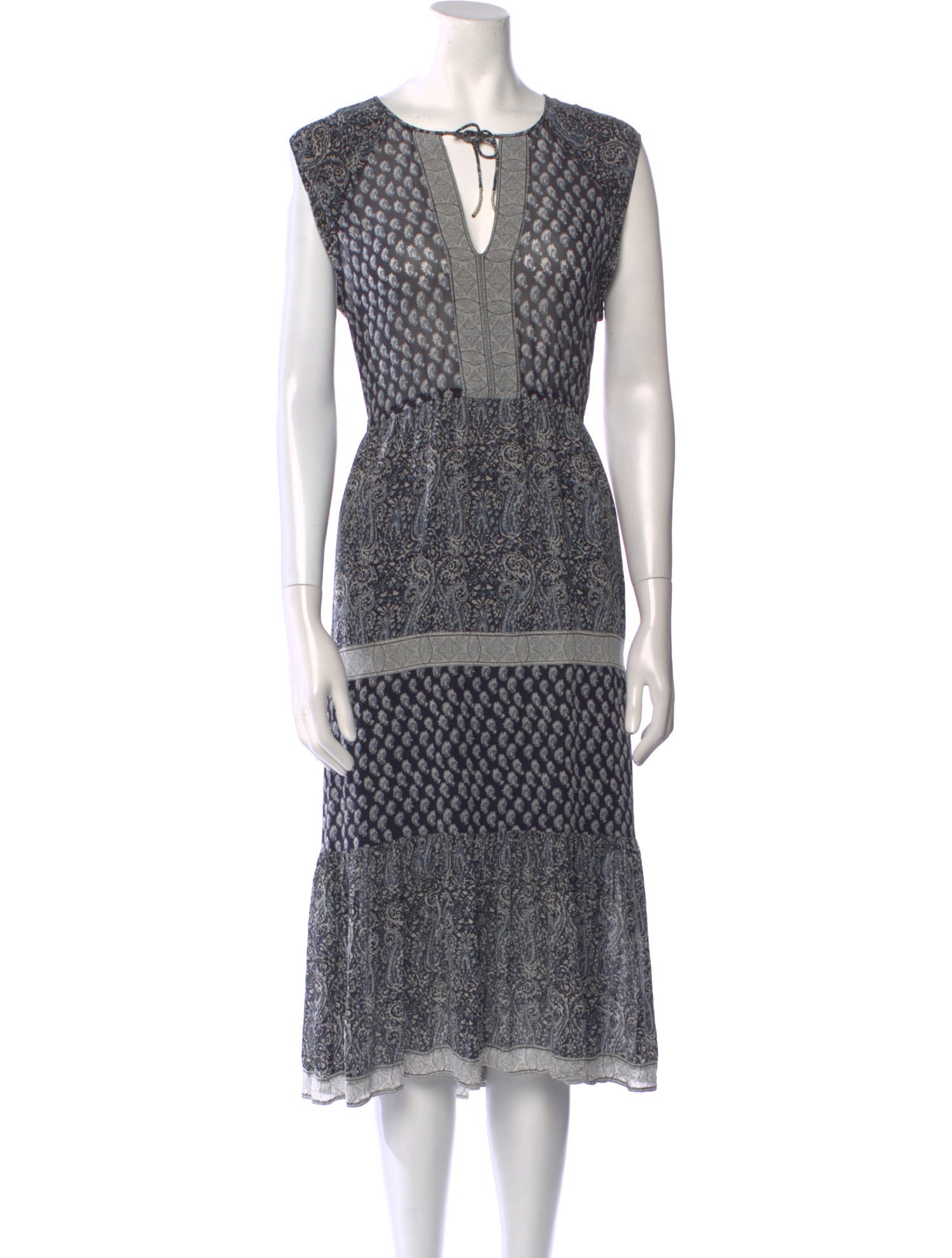 Ulla Johnson Silk Midi Length Dress