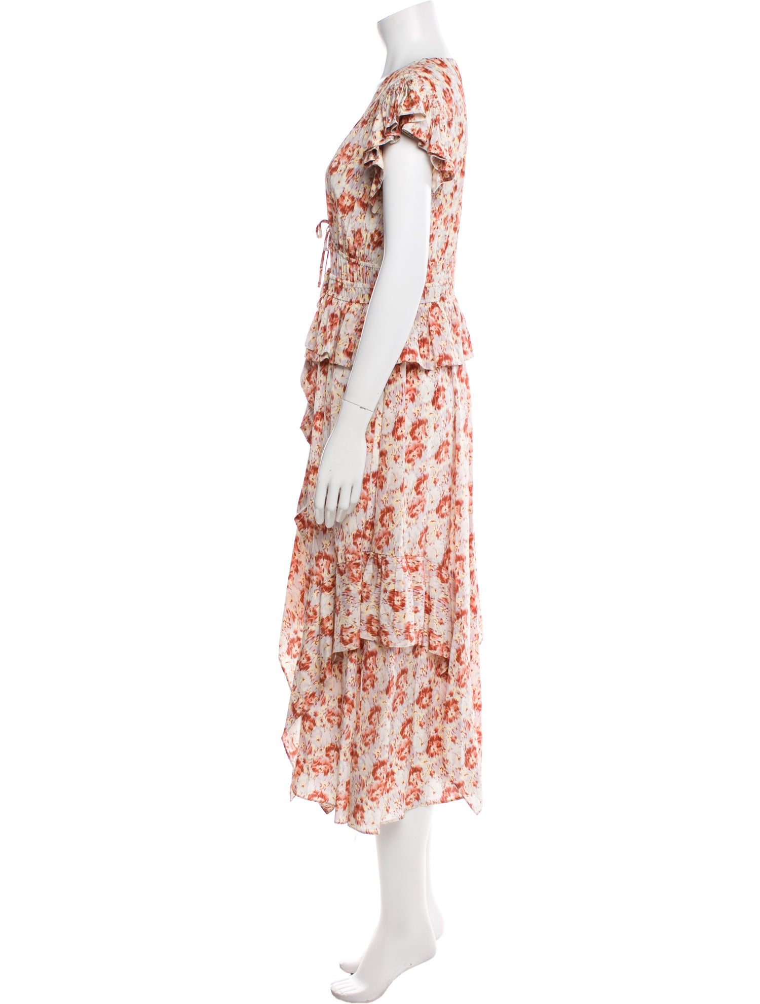 Ulla Johnson Silk Midi Length Dress