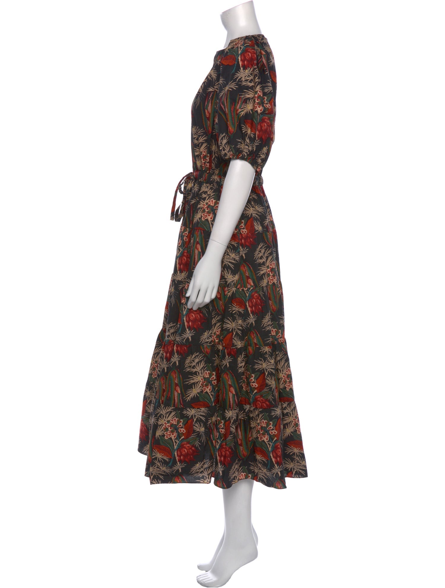 Ulla Johnson Floral Print Long Dress