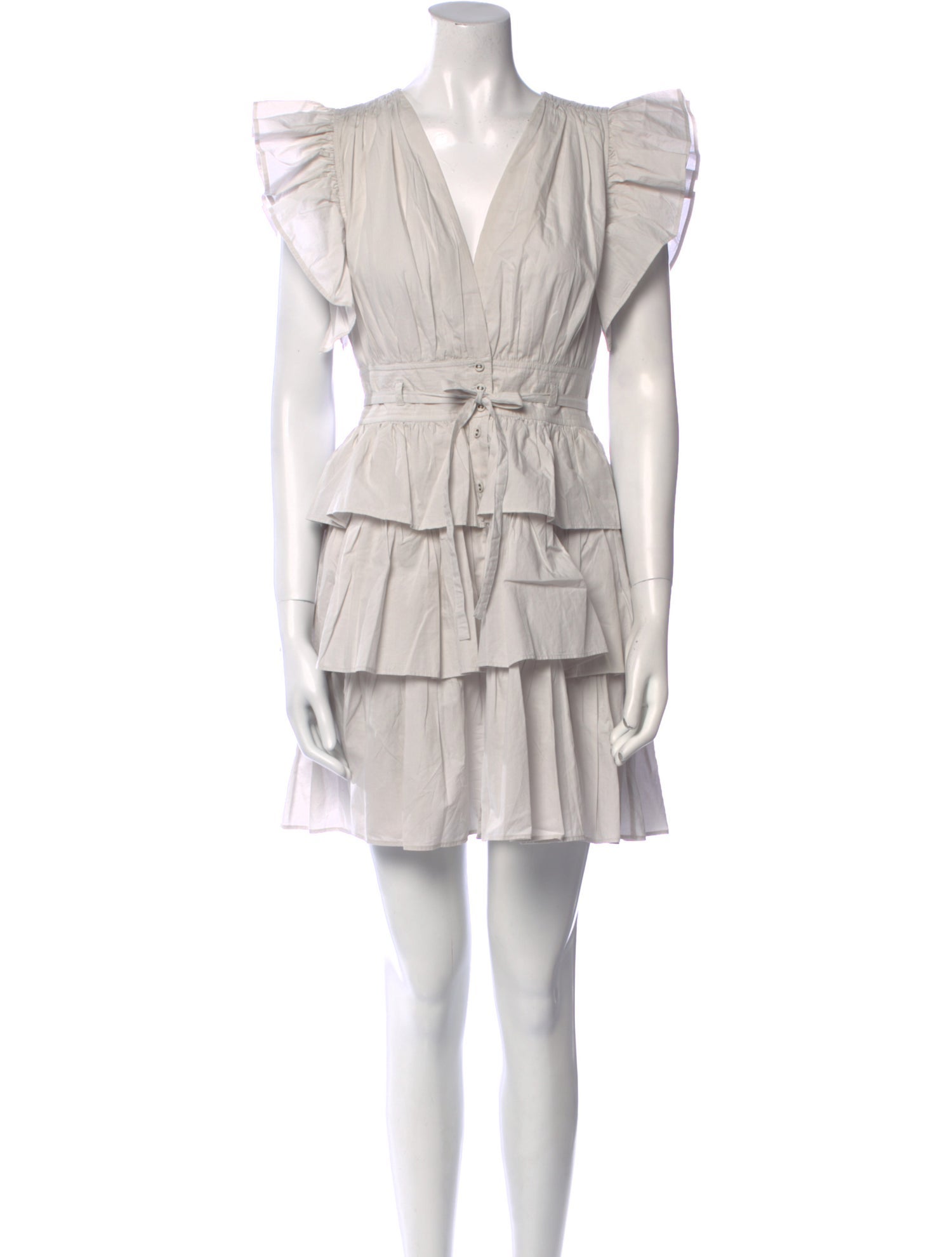 Ulla Johnson V-Neck Mini Dress