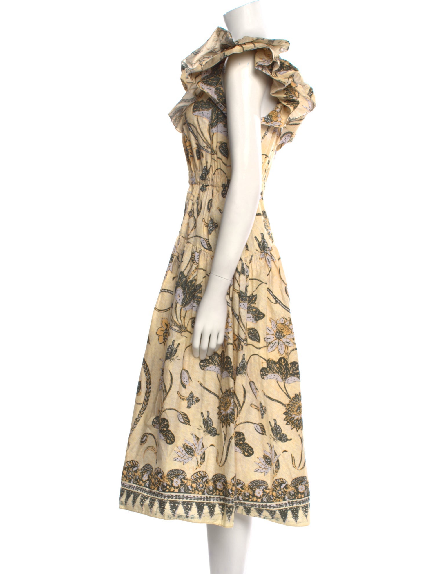 Ulla Johnson Printed Midi Length Dress