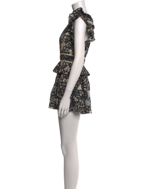 Ulla Johnson Floral Print Scoop Neck Romper