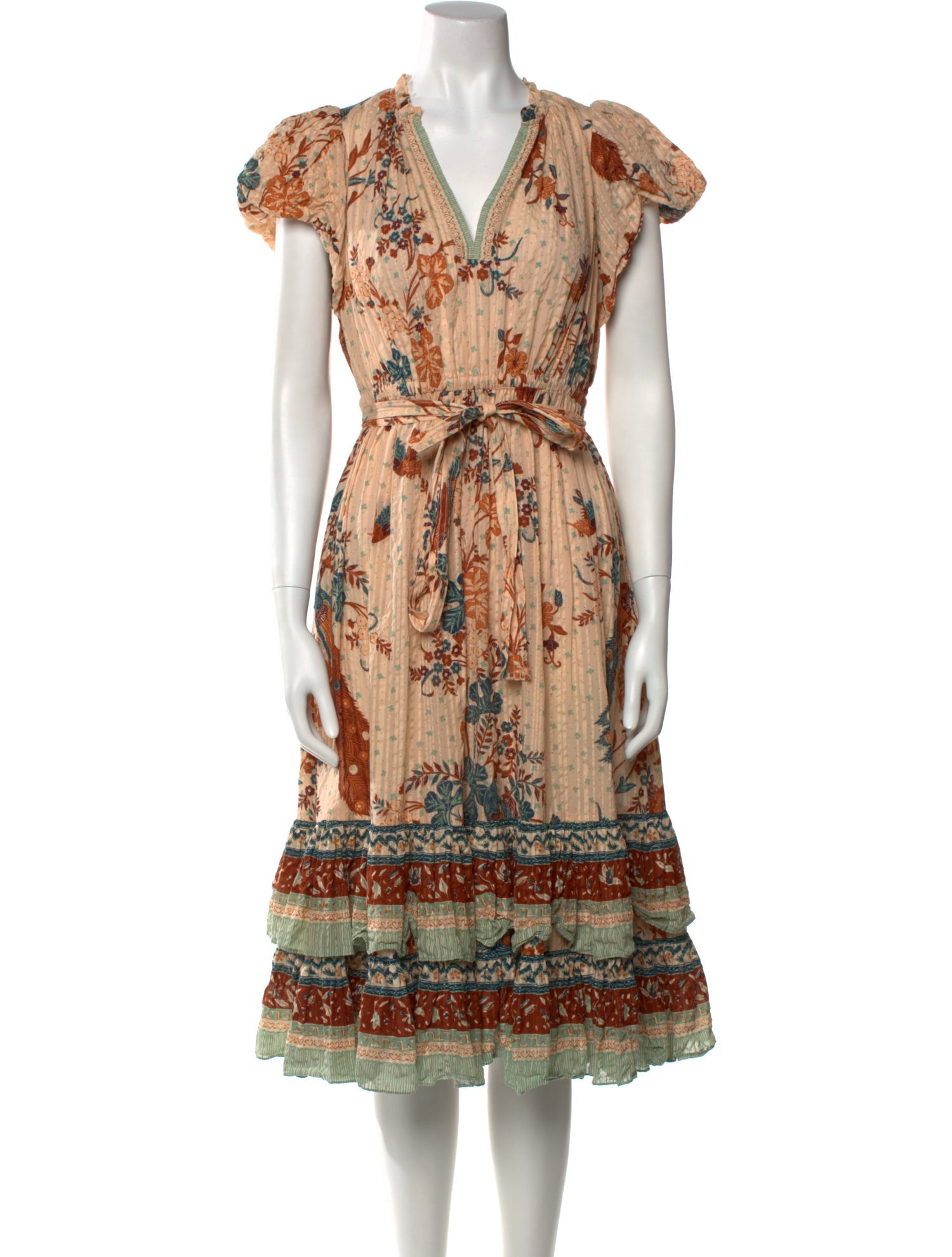 Ulla Johnson Printed Midi Length Dress