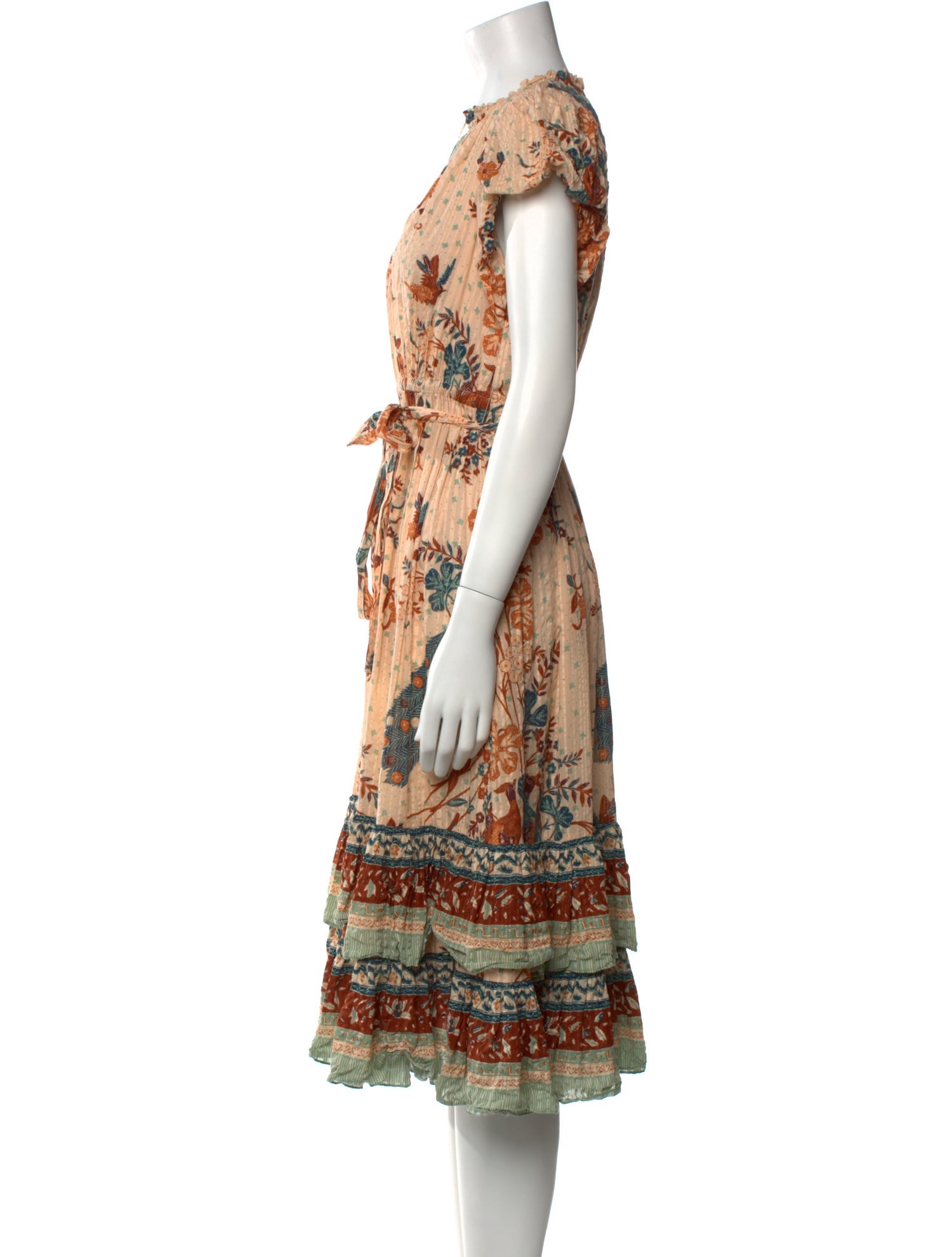 Ulla Johnson Printed Midi Length Dress
