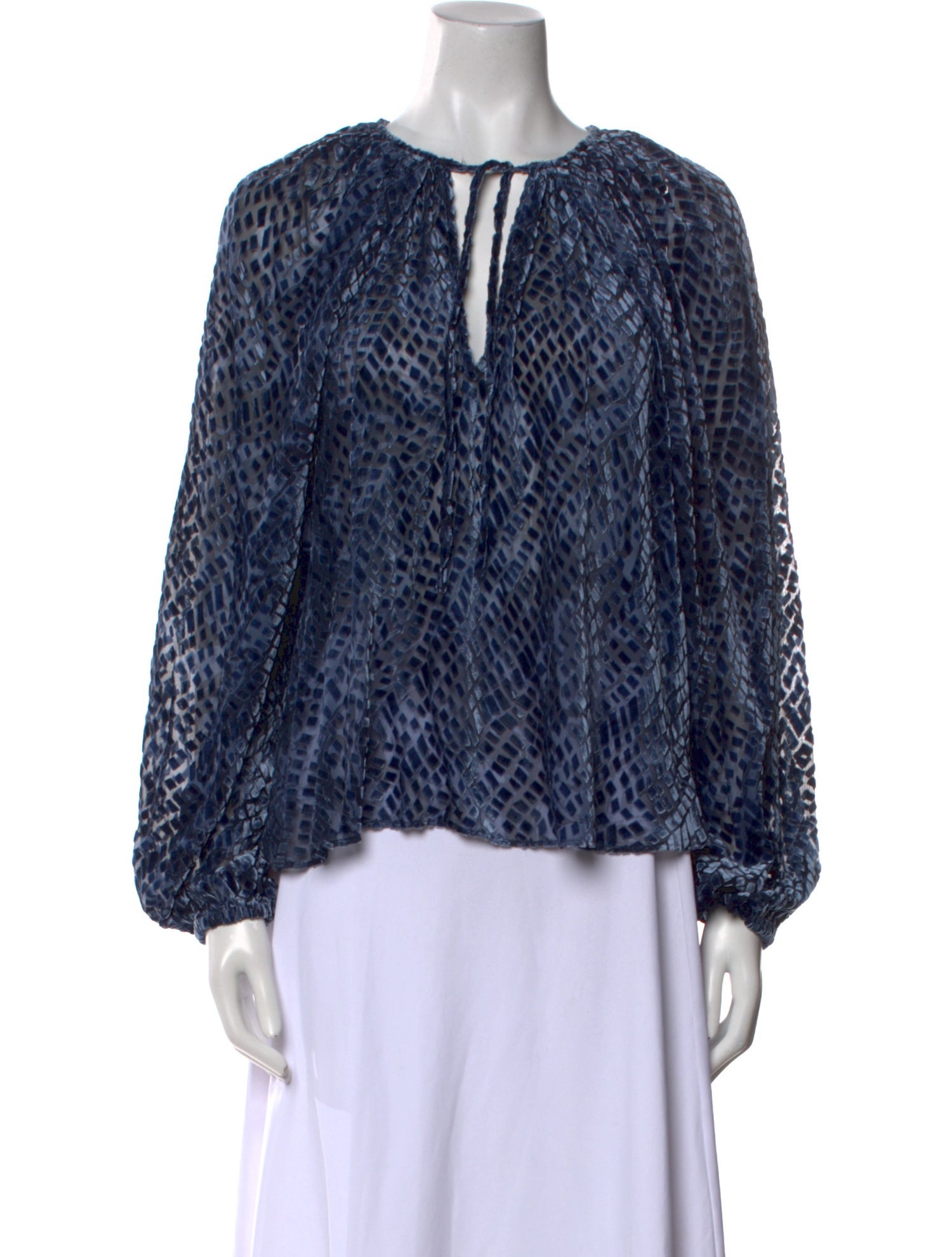 Ulla Johnson Printed V-Neck Blouse