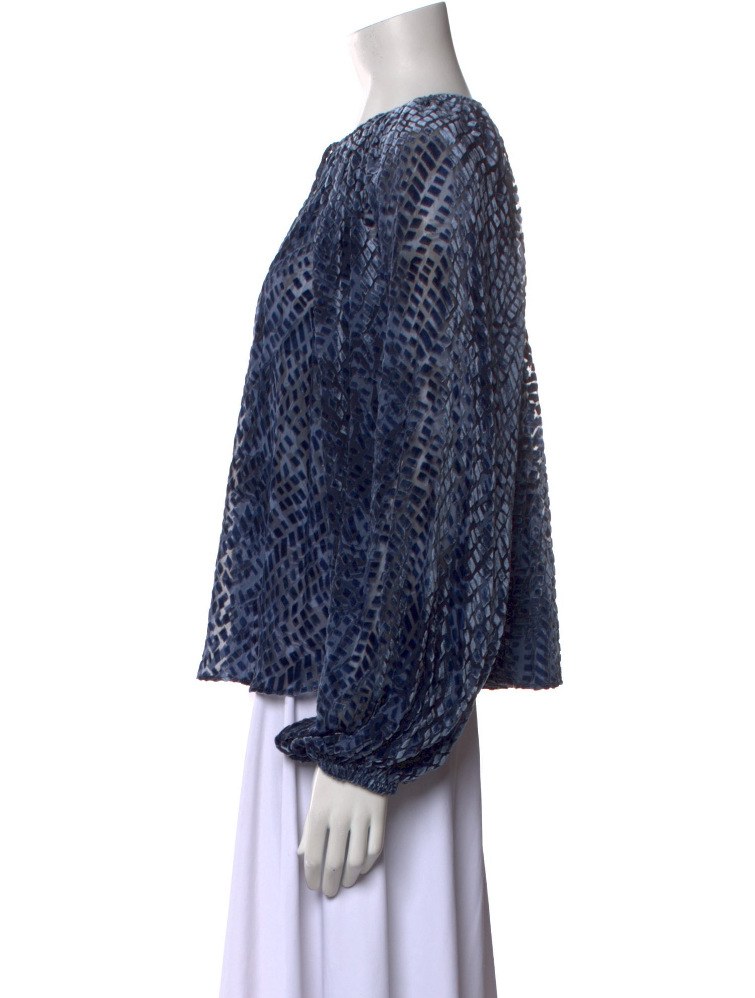 Ulla Johnson Printed V-Neck Blouse