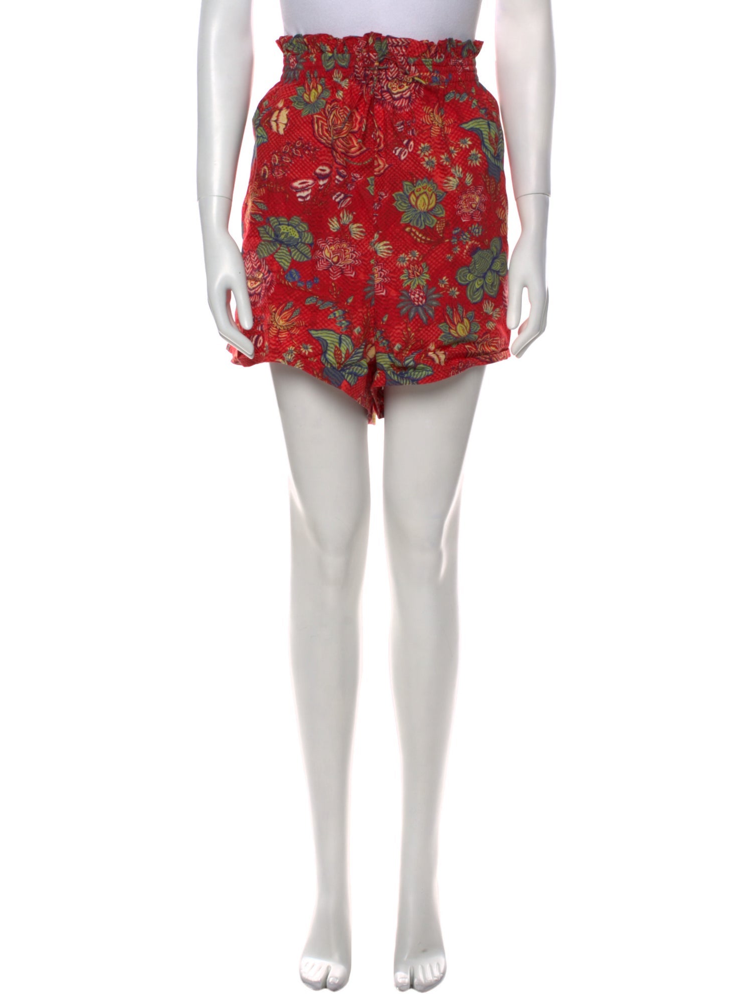 Ulla Johnson Floral Print Mini Shorts