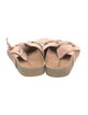 Ulla Johnson Suede Bow Accents Slides