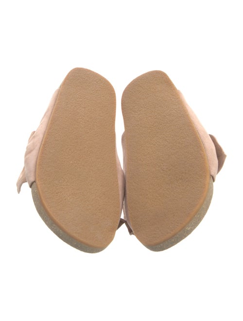 Ulla Johnson Suede Bow Accents Slides
