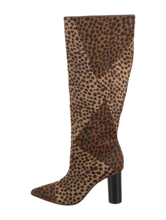 Ulla Johnson Ponyhair Animal Print Boots
