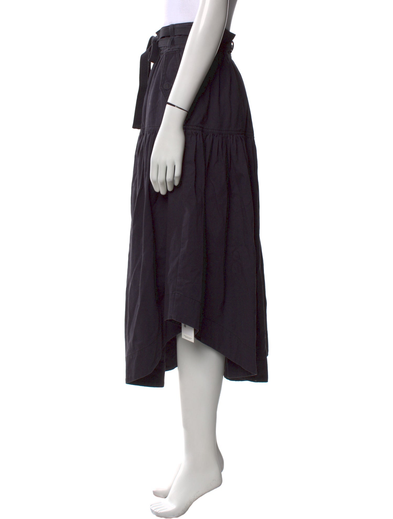 Ulla Johnson Ruffle Embellishment Midi Length Skirt