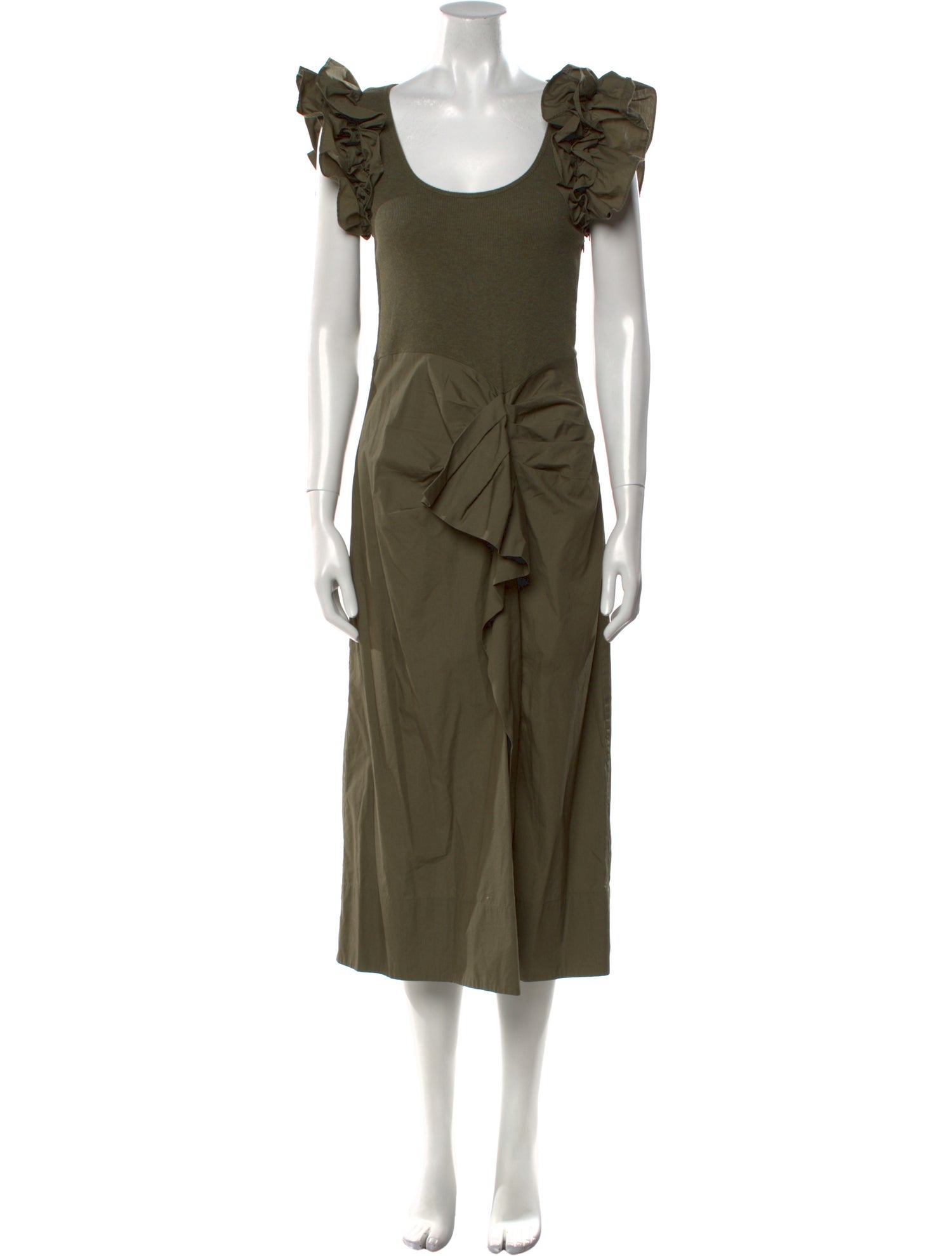 Ulla Johnson Scoop Neck Long Dress