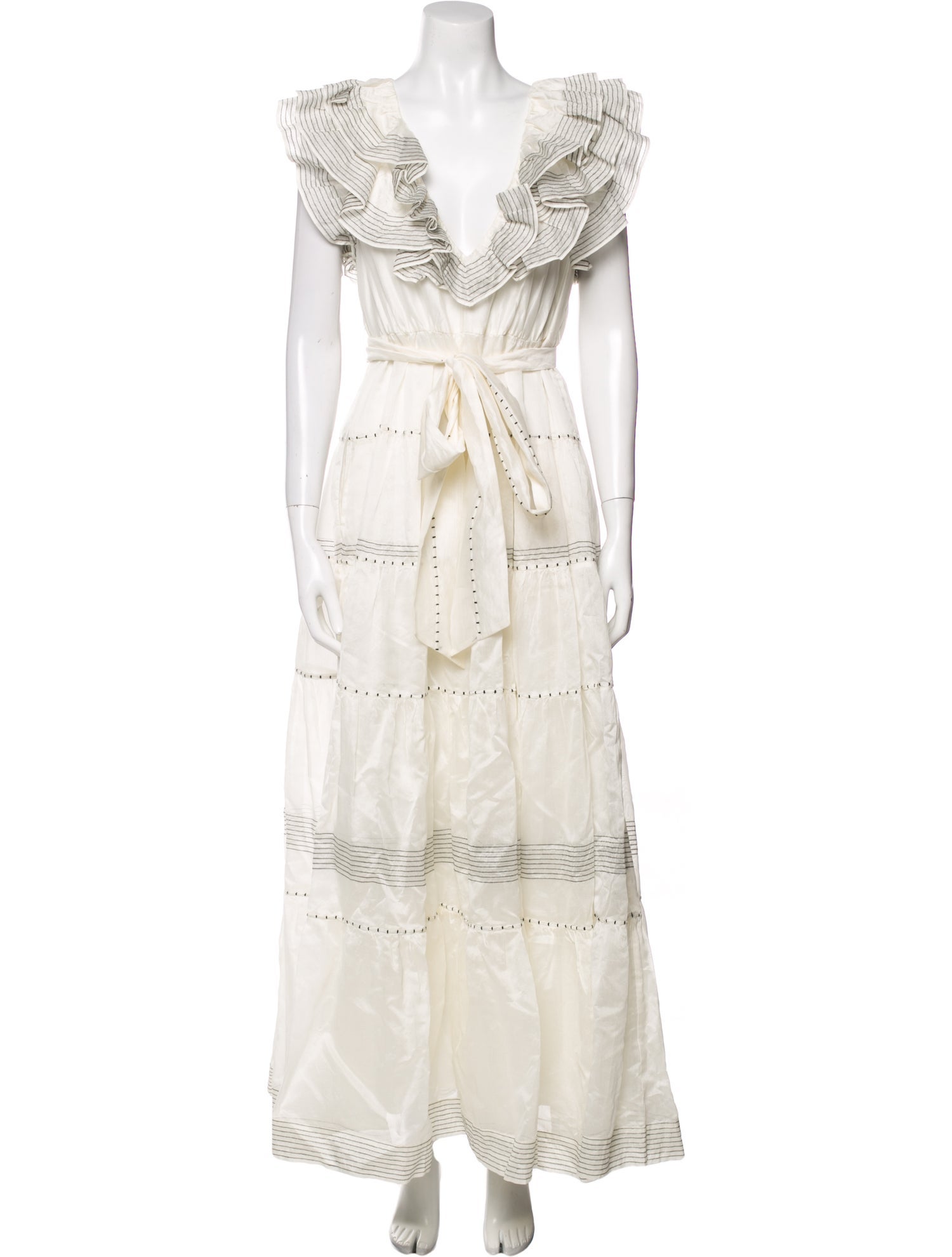 Ulla Johnson V-Neck Long Dress
