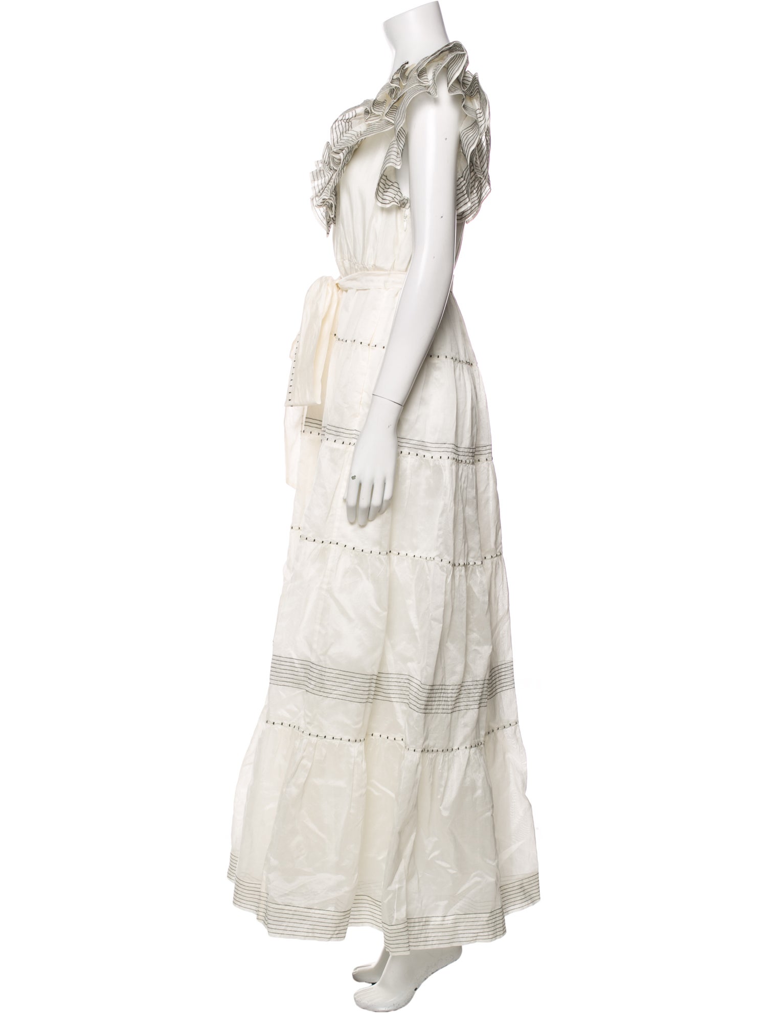 Ulla Johnson V-Neck Long Dress