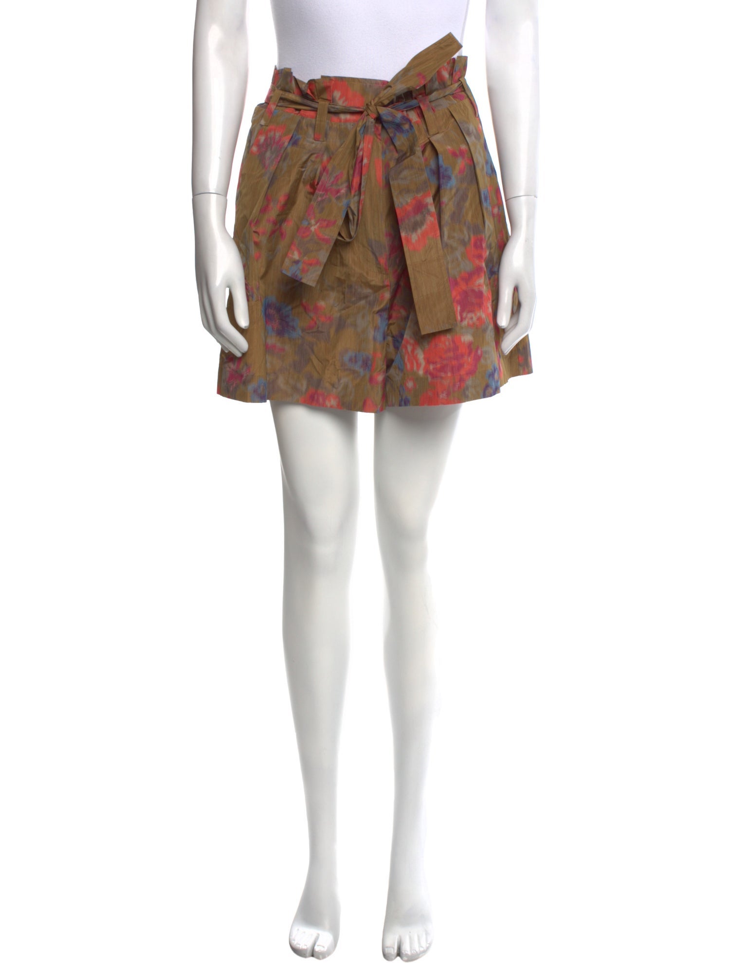 Ulla Johnson Floral Print Mini Shorts