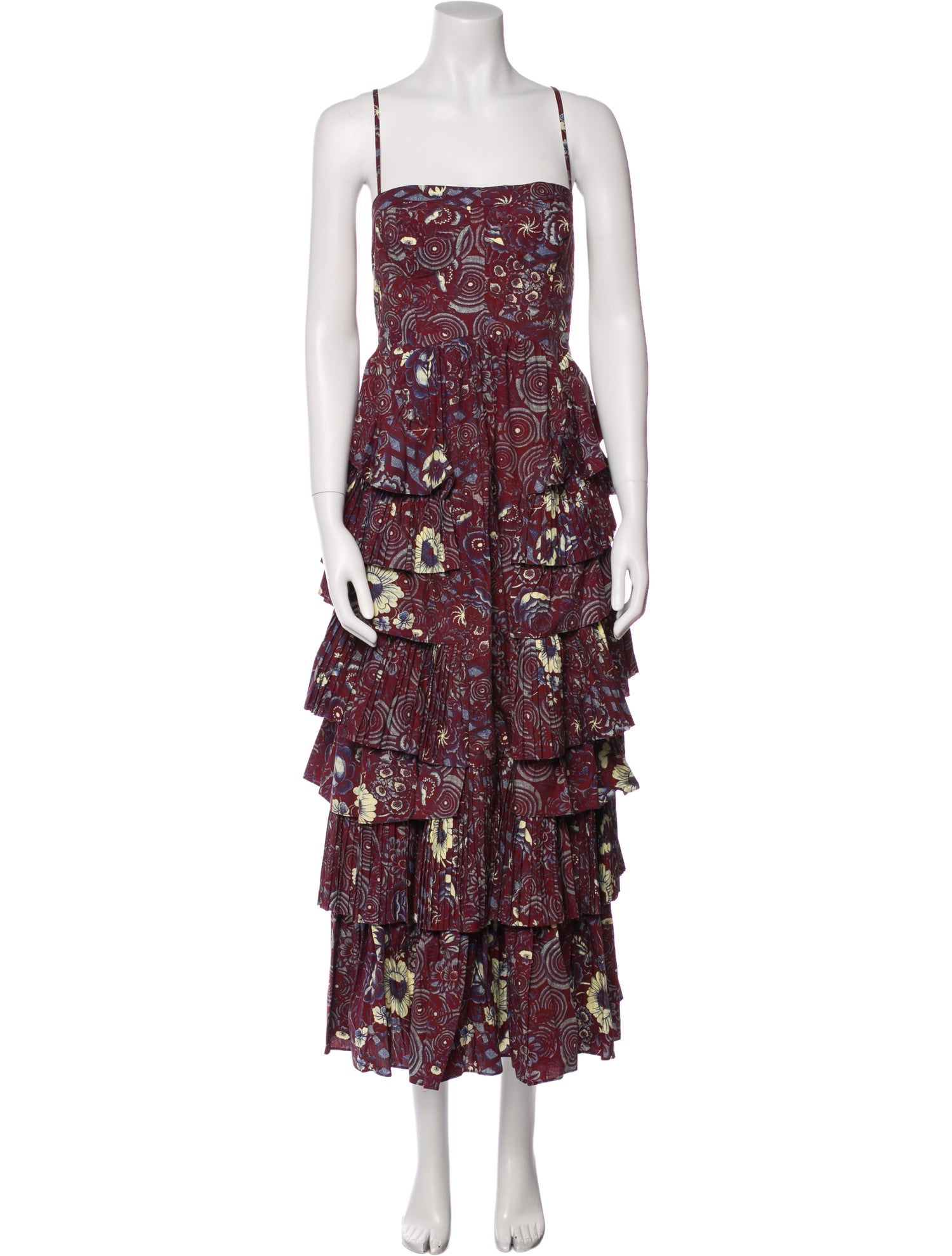 Ulla Johnson Floral Print Long Dress w/ Tags