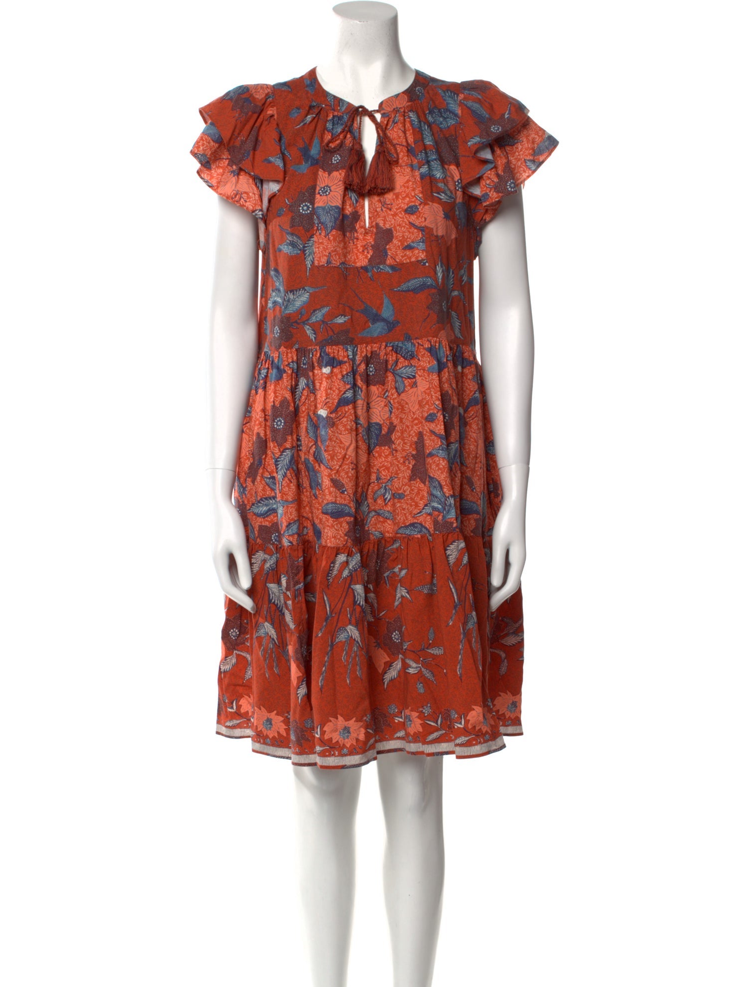 Ulla Johnson Floral Print Mini Dress