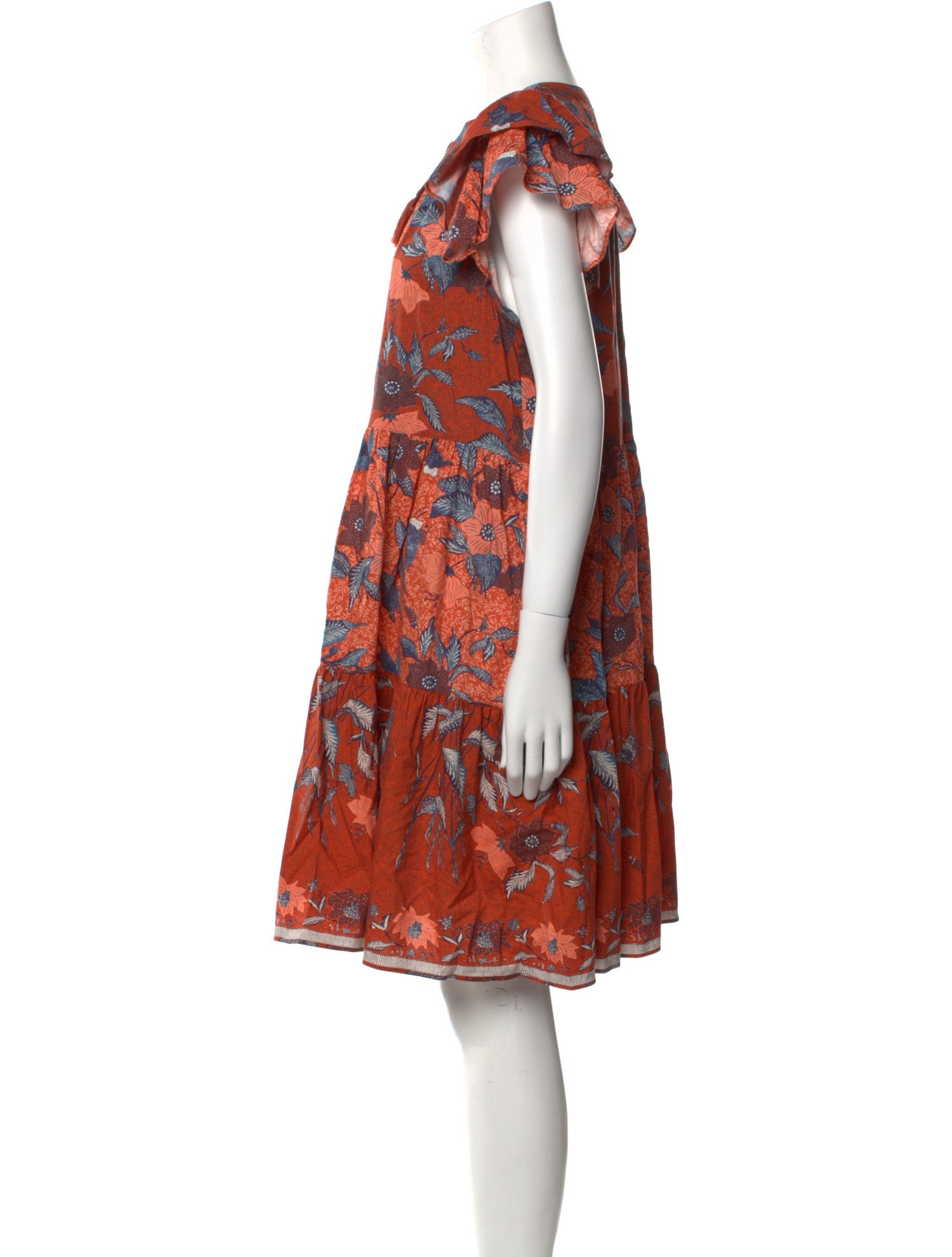 Ulla Johnson Floral Print Mini Dress