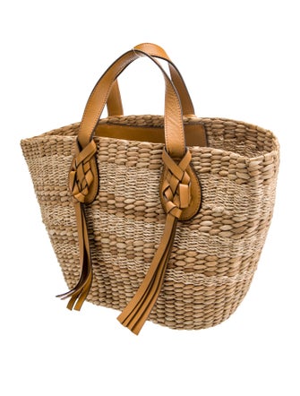 Ulla Johnson Straw Top Handle Bag