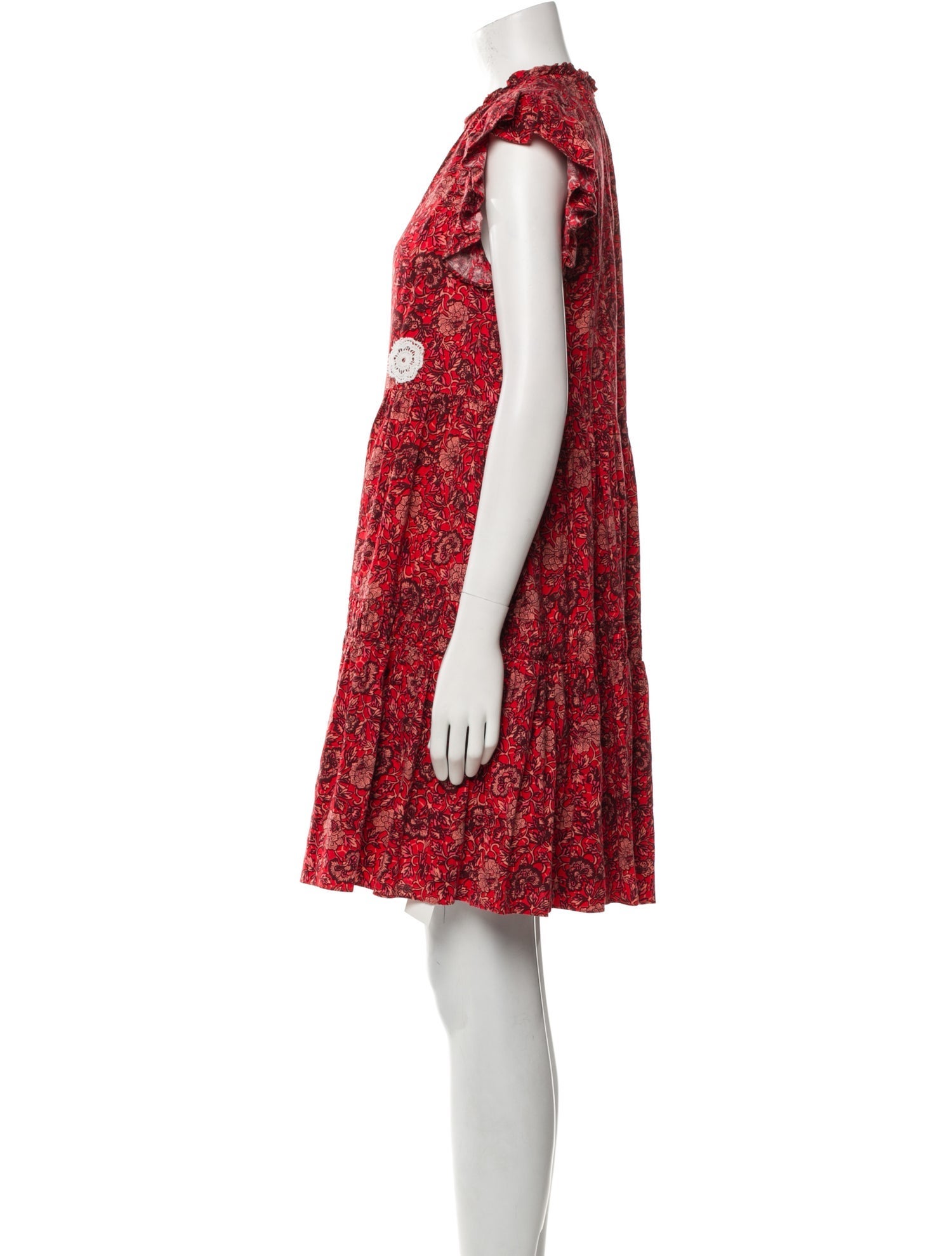 Ulla Johnson Floral Print Mini Dress