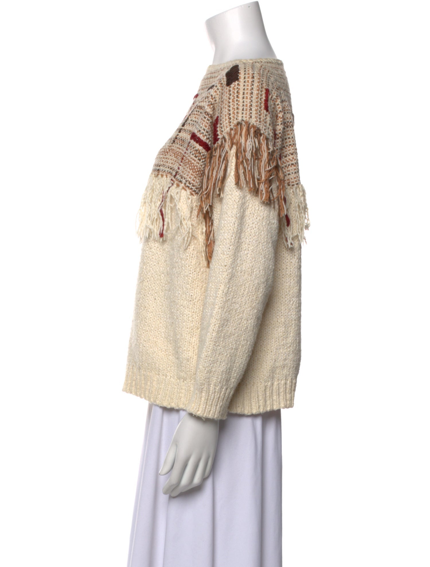 Ulla Johnson Striped Bateau Neckline Sweater