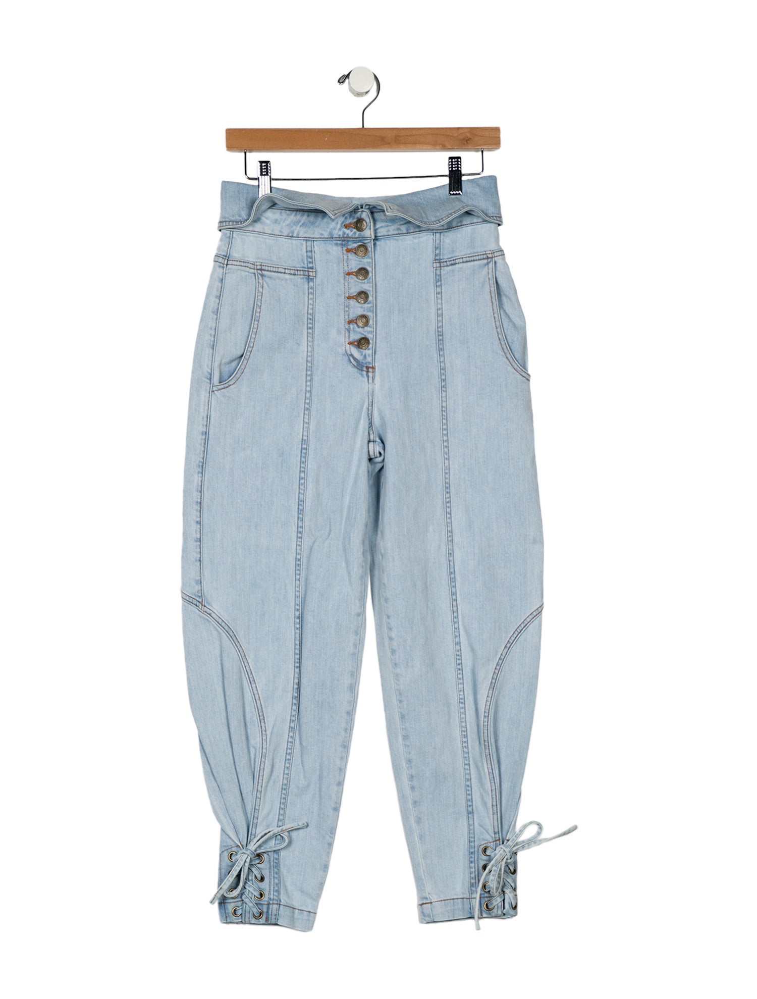 Ulla Johnson High-Rise Straight Leg Jeans