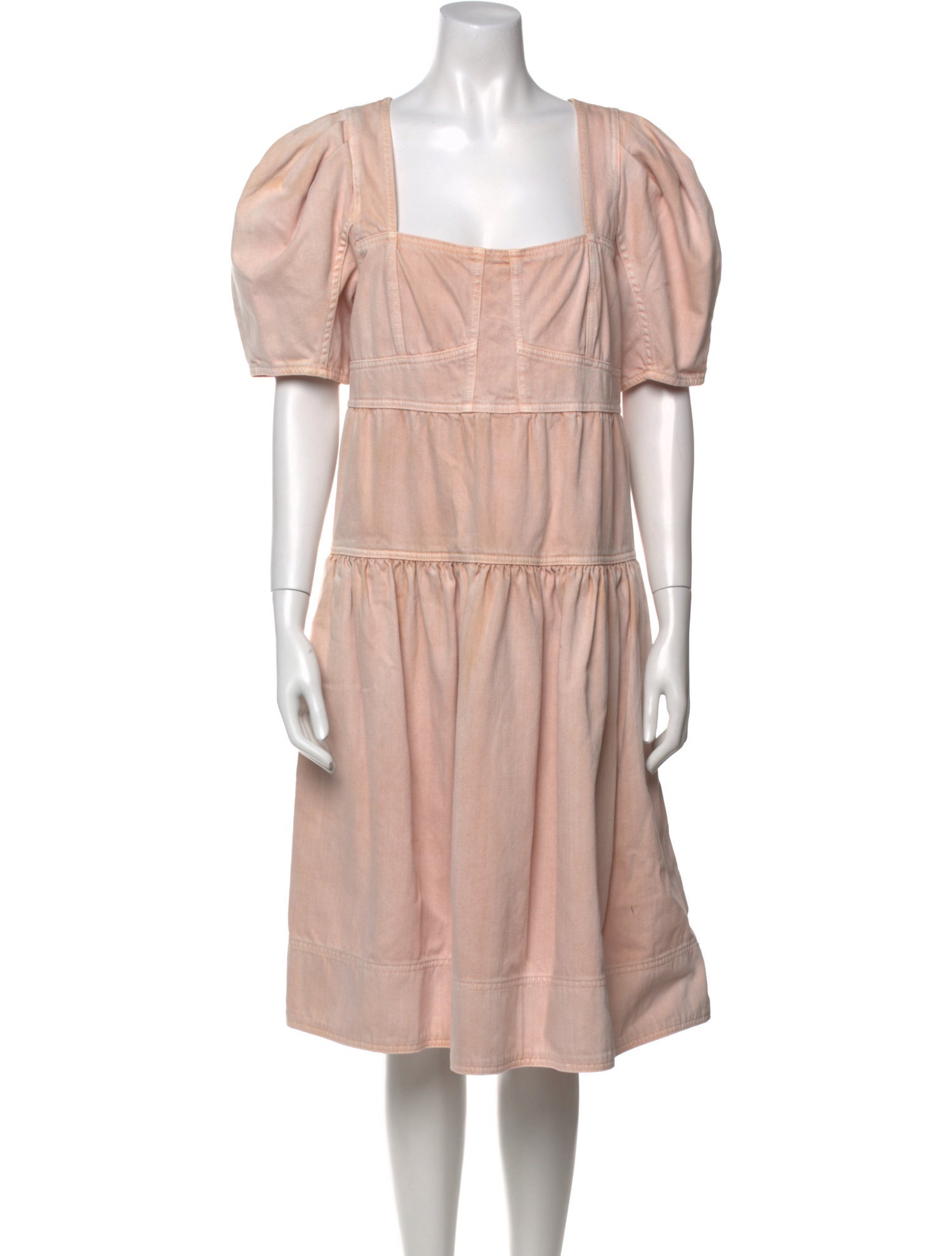 Ulla Johnson Square Neckline Midi Length Dress w/ Tags