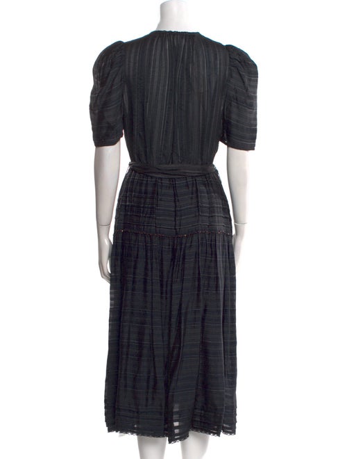 Ulla Johnson V-Neck Midi Length Dress