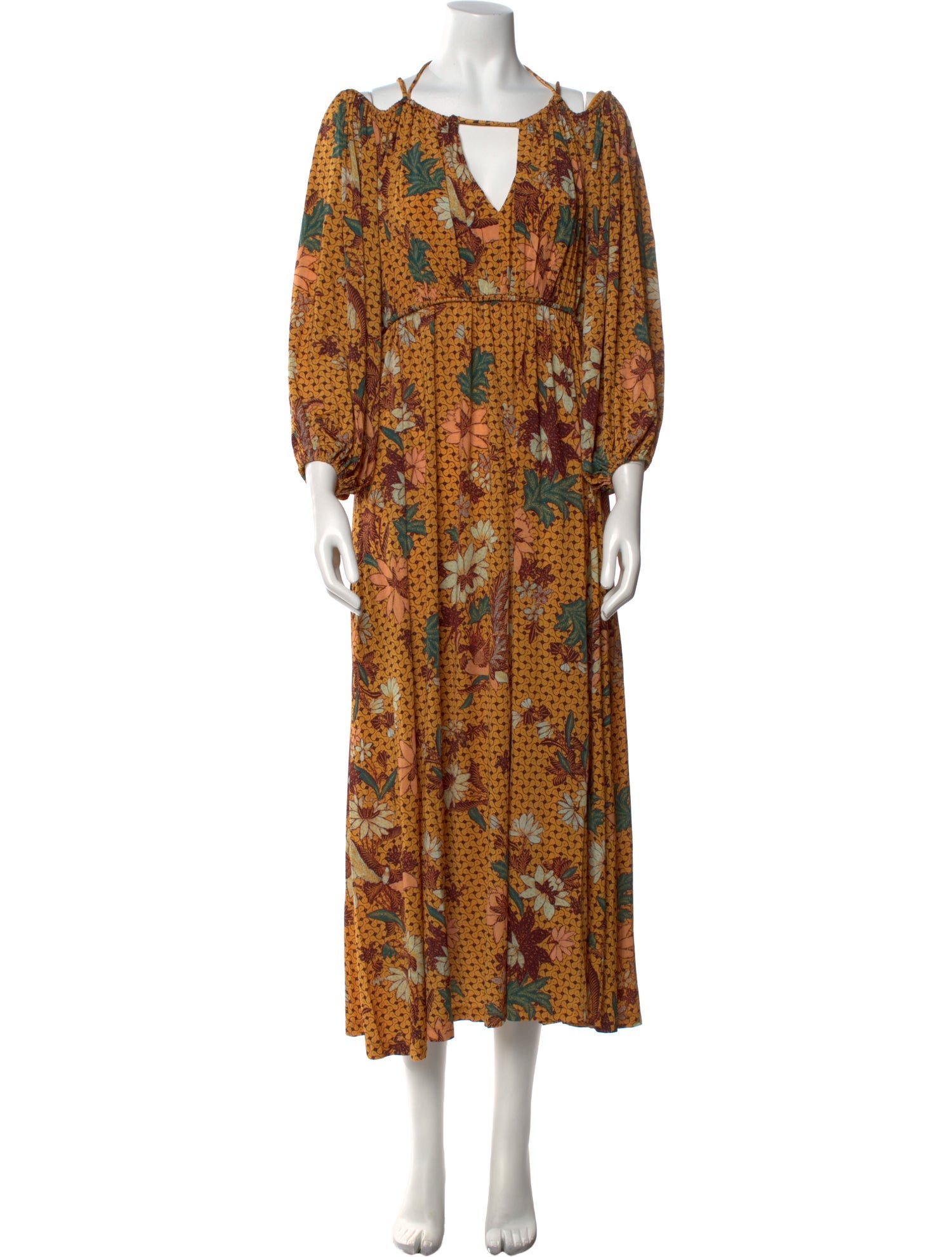 Ulla Johnson Floral Print Long Dress