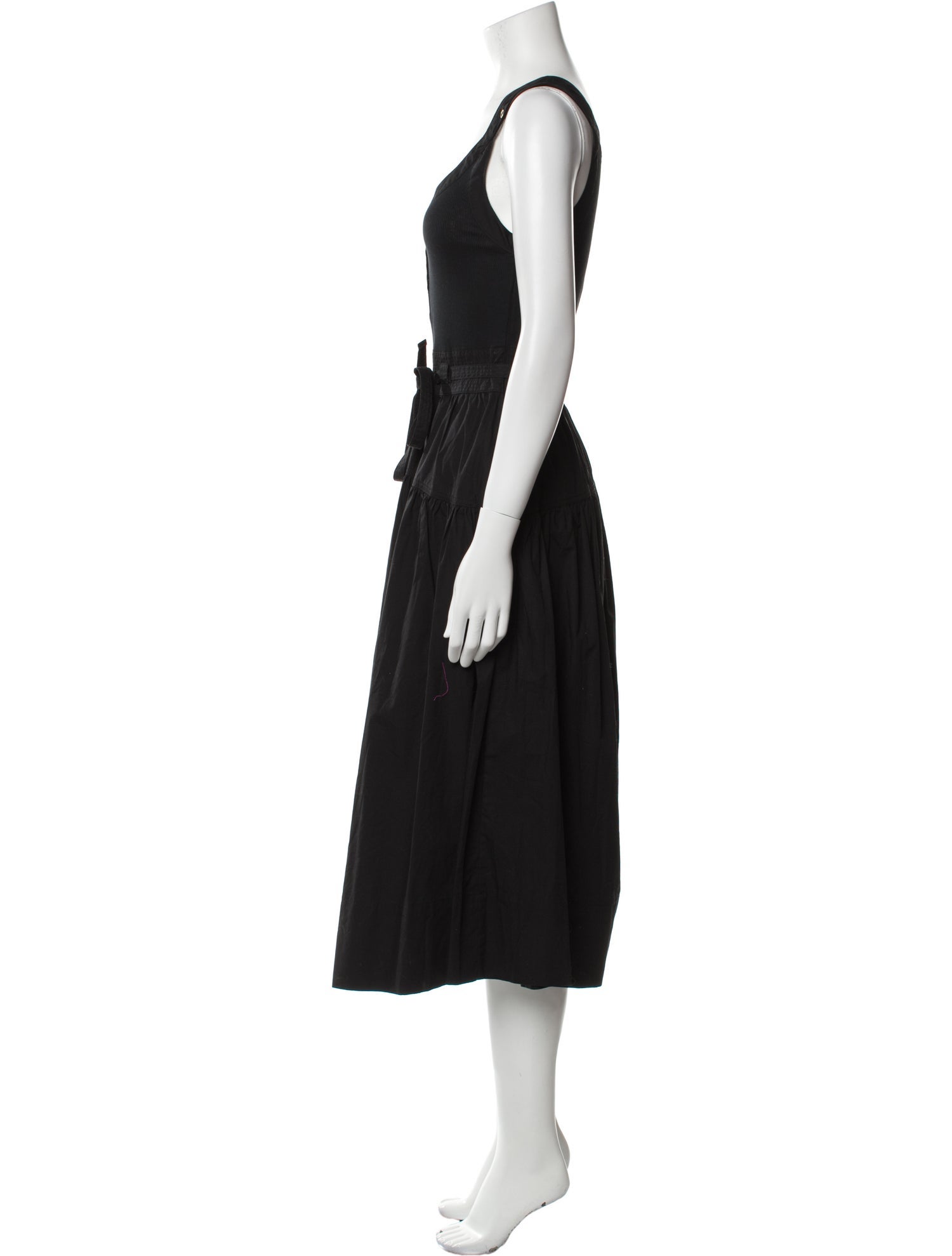Ulla Johnson V-Neck Midi Length Dress