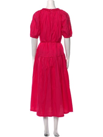 Ulla Johnson Crew Neck Long Dress