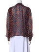 Ulla Johnson Silk Floral Print Blouse