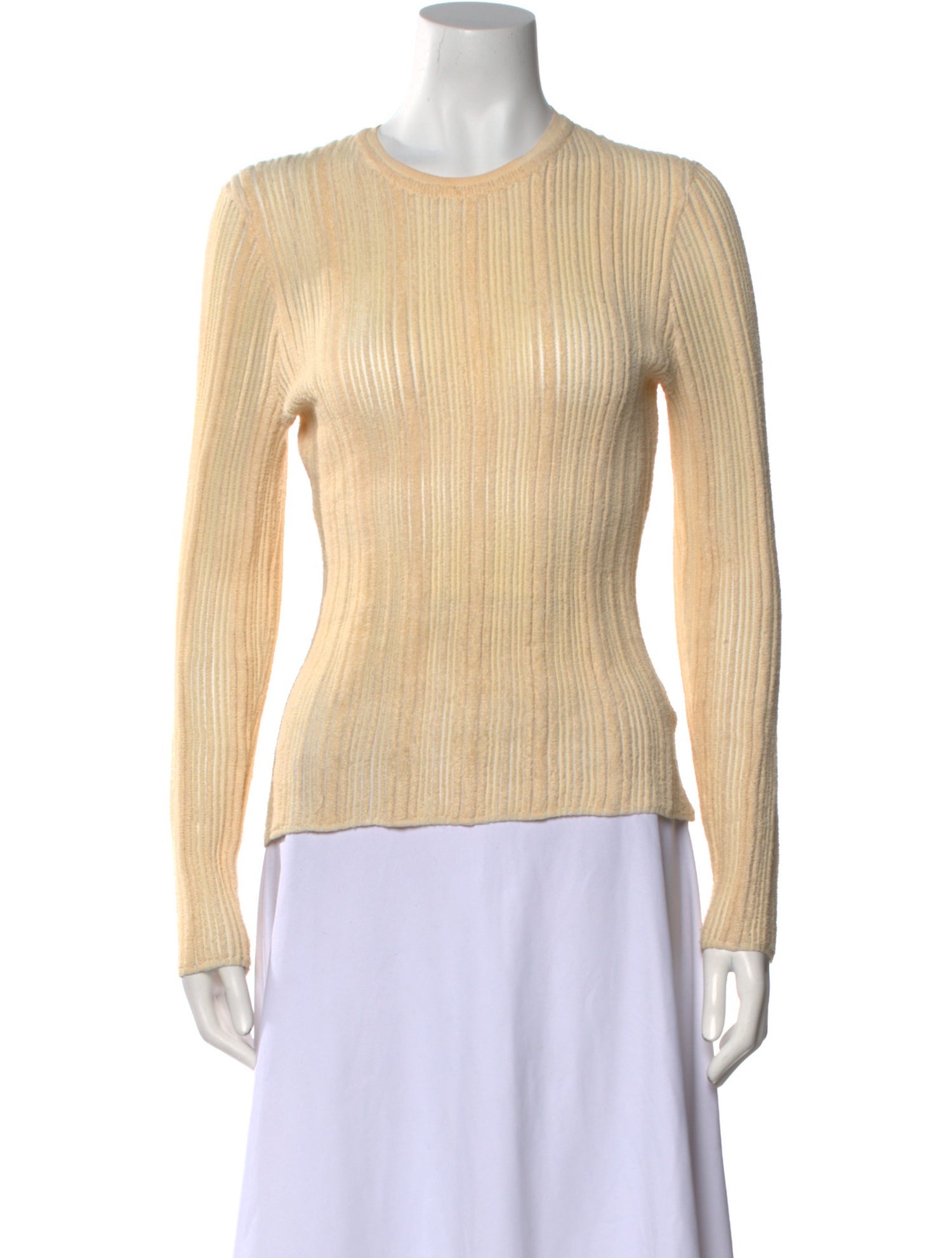 Ulla Johnson Crew Neck Long Sleeve Top