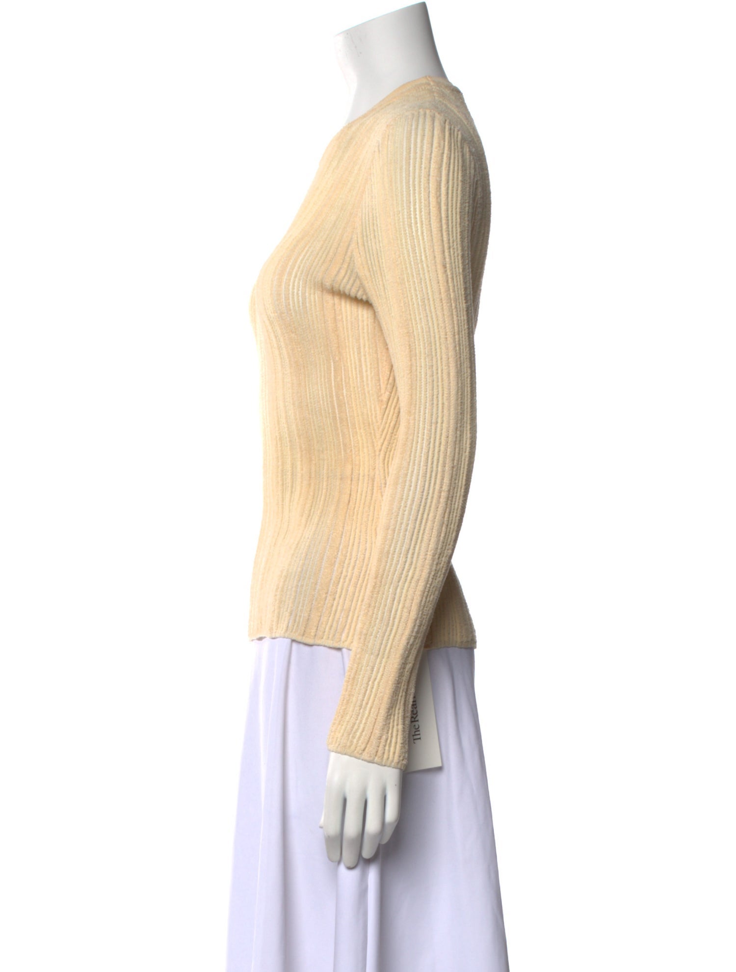 Ulla Johnson Crew Neck Long Sleeve Top