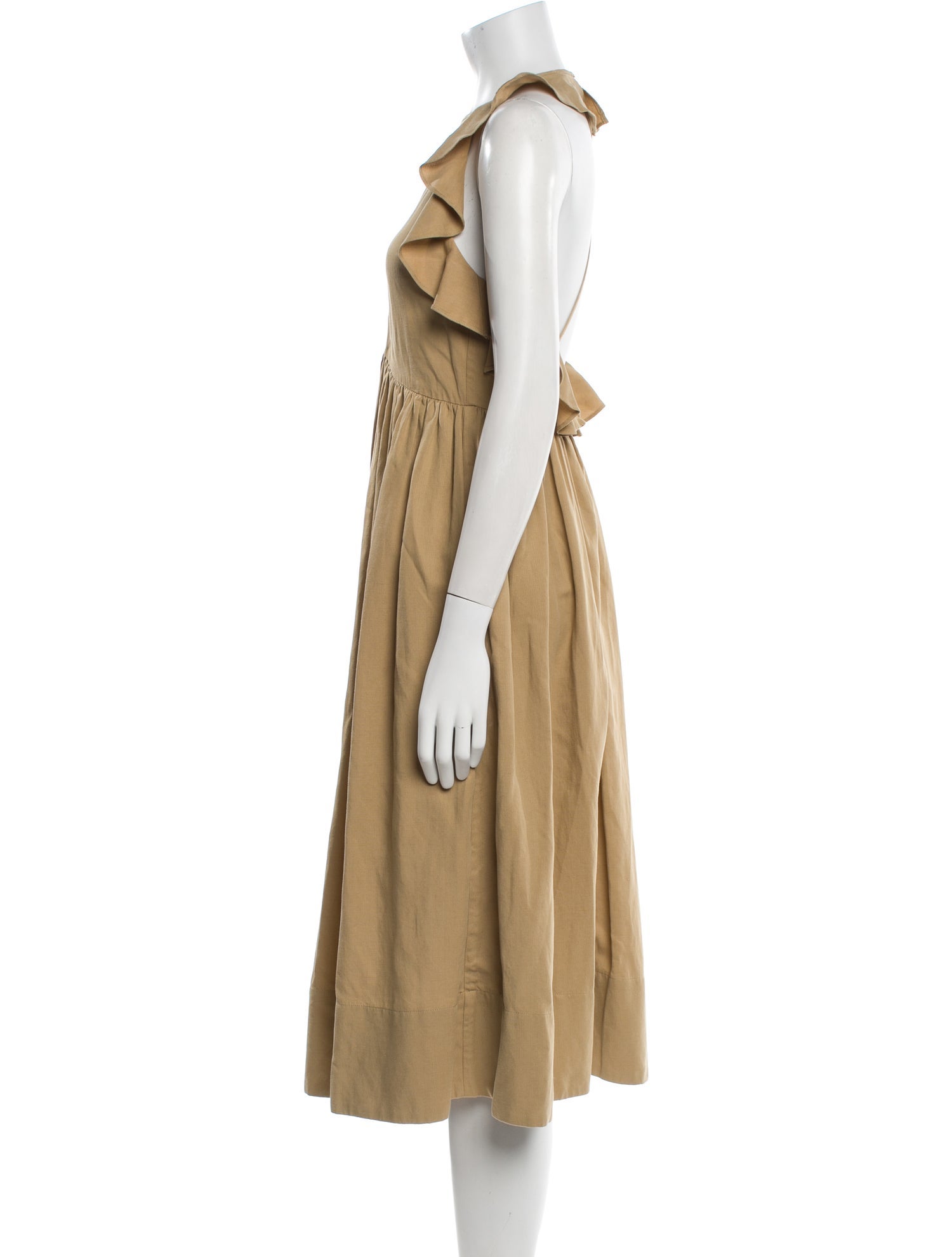 Ulla Johnson Crew Neck Midi Length Dress