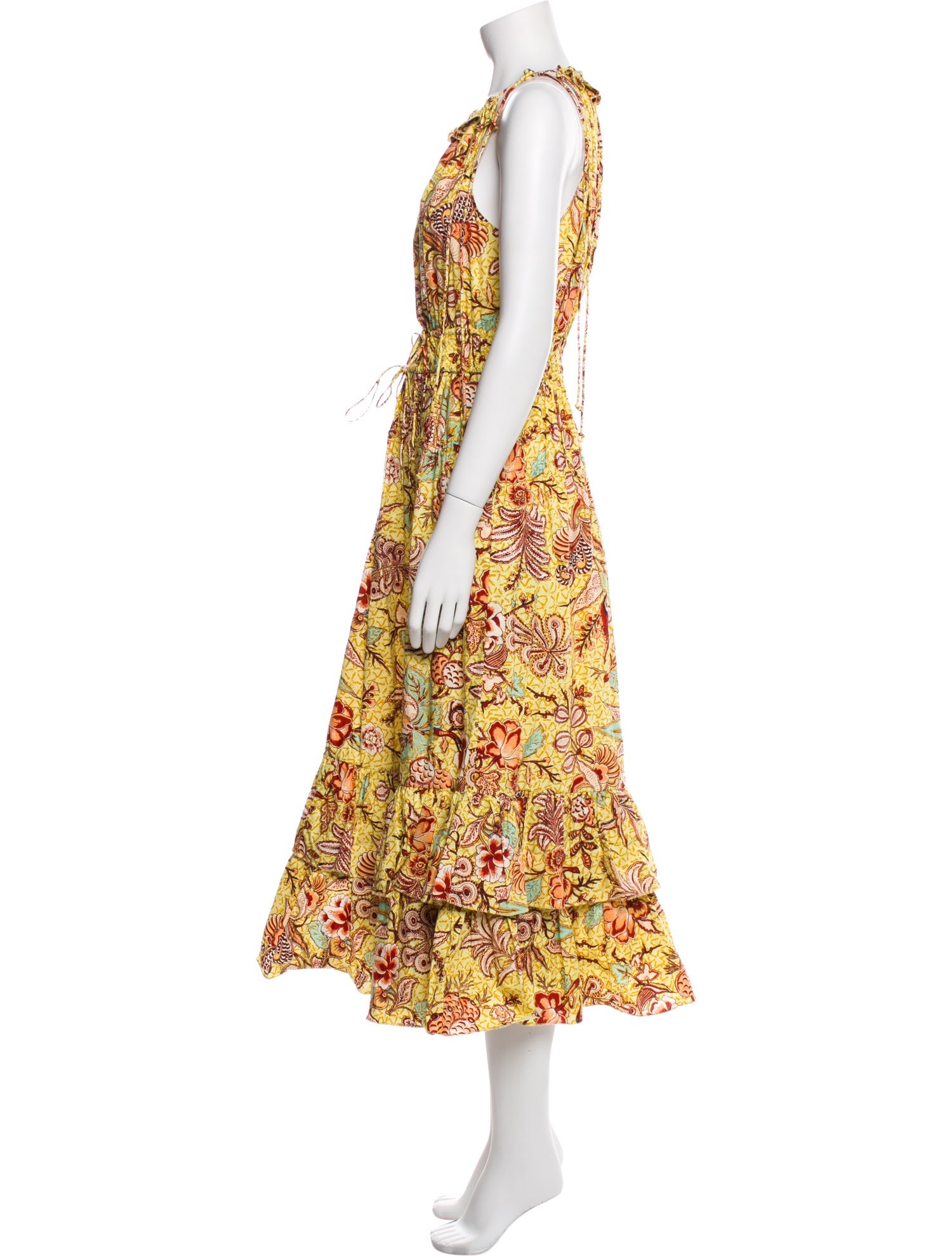 Ulla Johnson Floral Print Long Dress