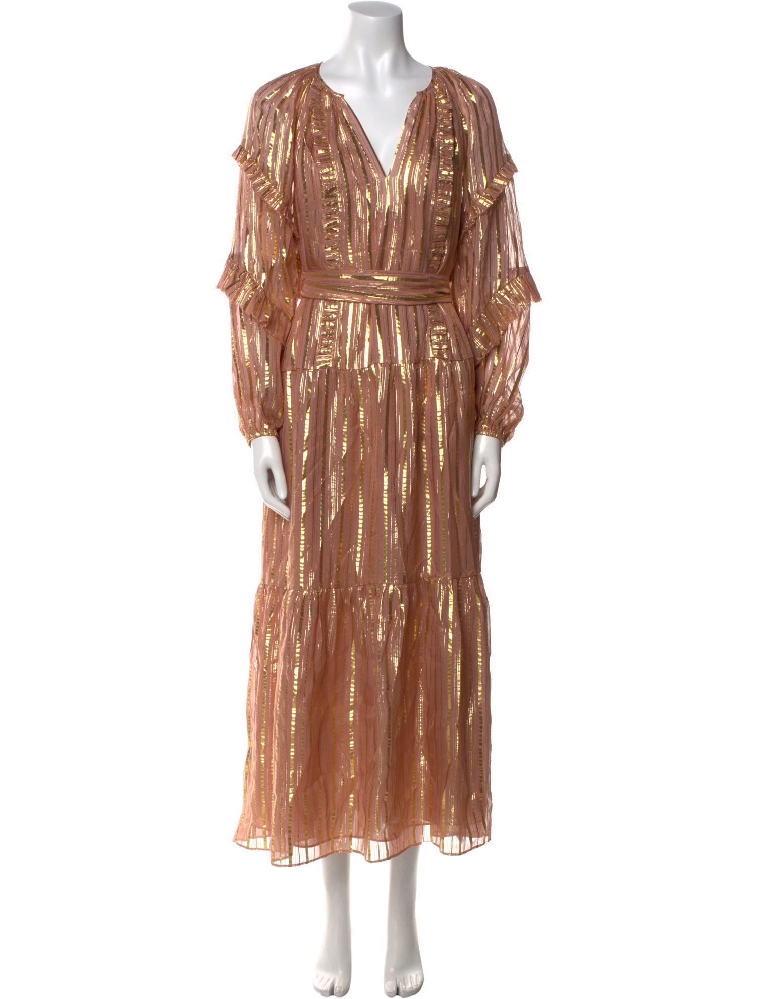 Ulla Johnson Striped Long Dress