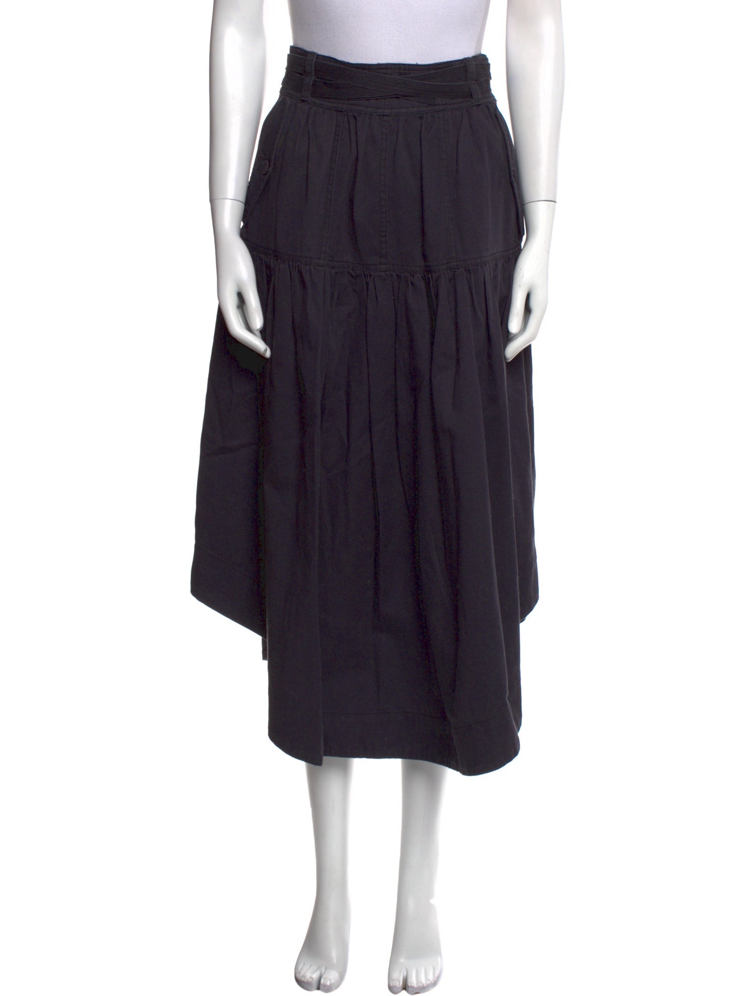 Ulla Johnson Bow Accents Midi Length Skirt