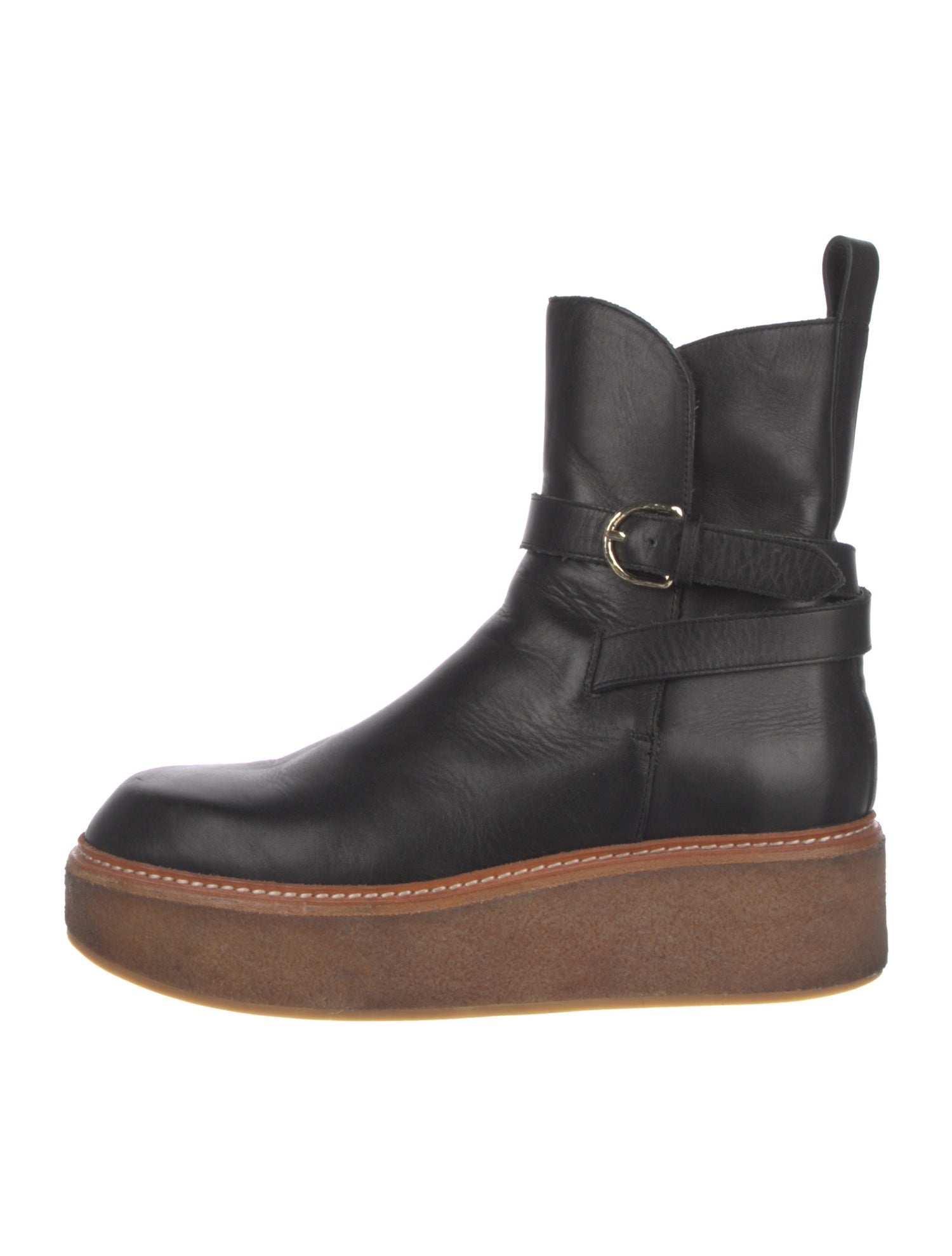 Ulla Johnson Leather Moto Boots