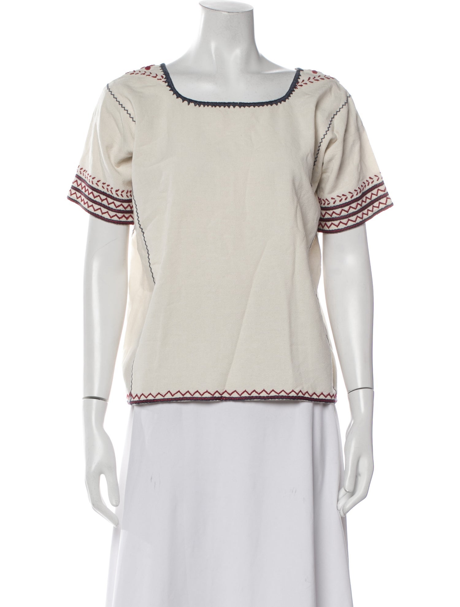 Ulla Johnson Silk Bateau Neckline T-Shirt