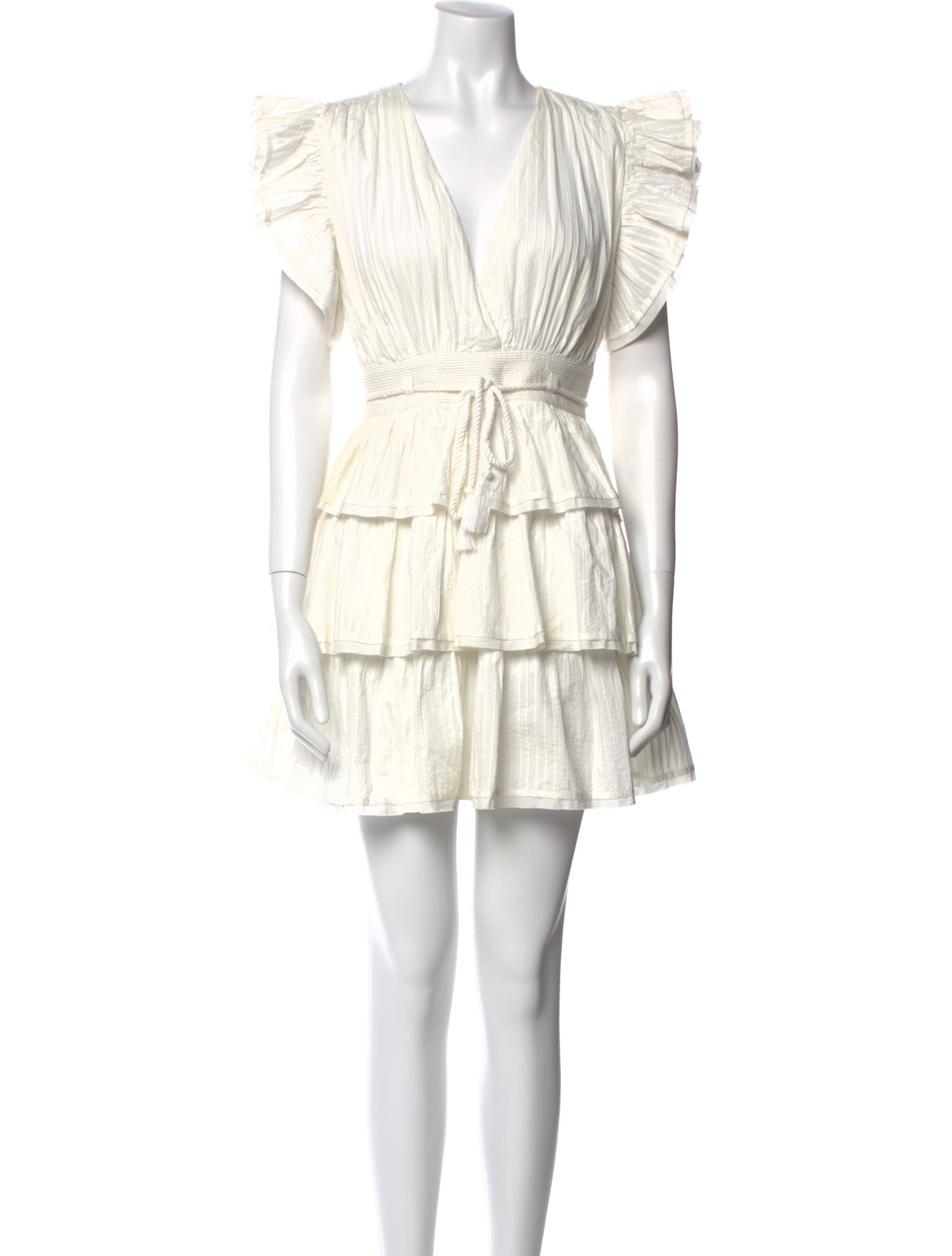 Ulla Johnson V-Neck Mini Dress