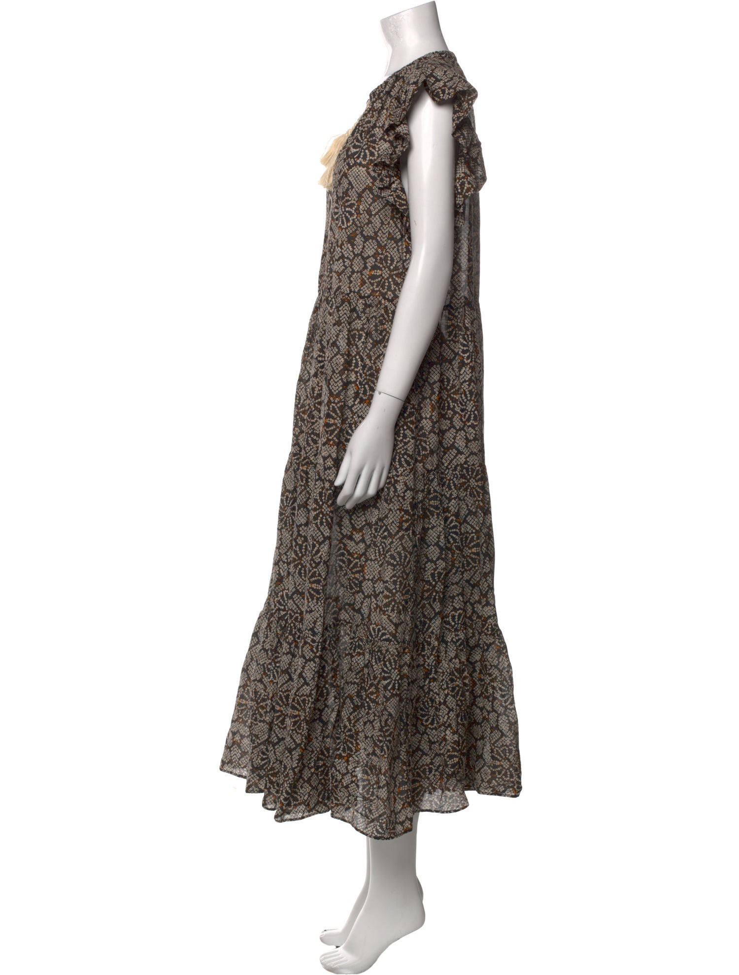 Ulla Johnson Floral Print Long Dress