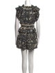 Ulla Johnson Printed Crew Neck Romper