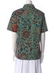 Ulla Johnson Printed Short Sleeve Button-Up Top